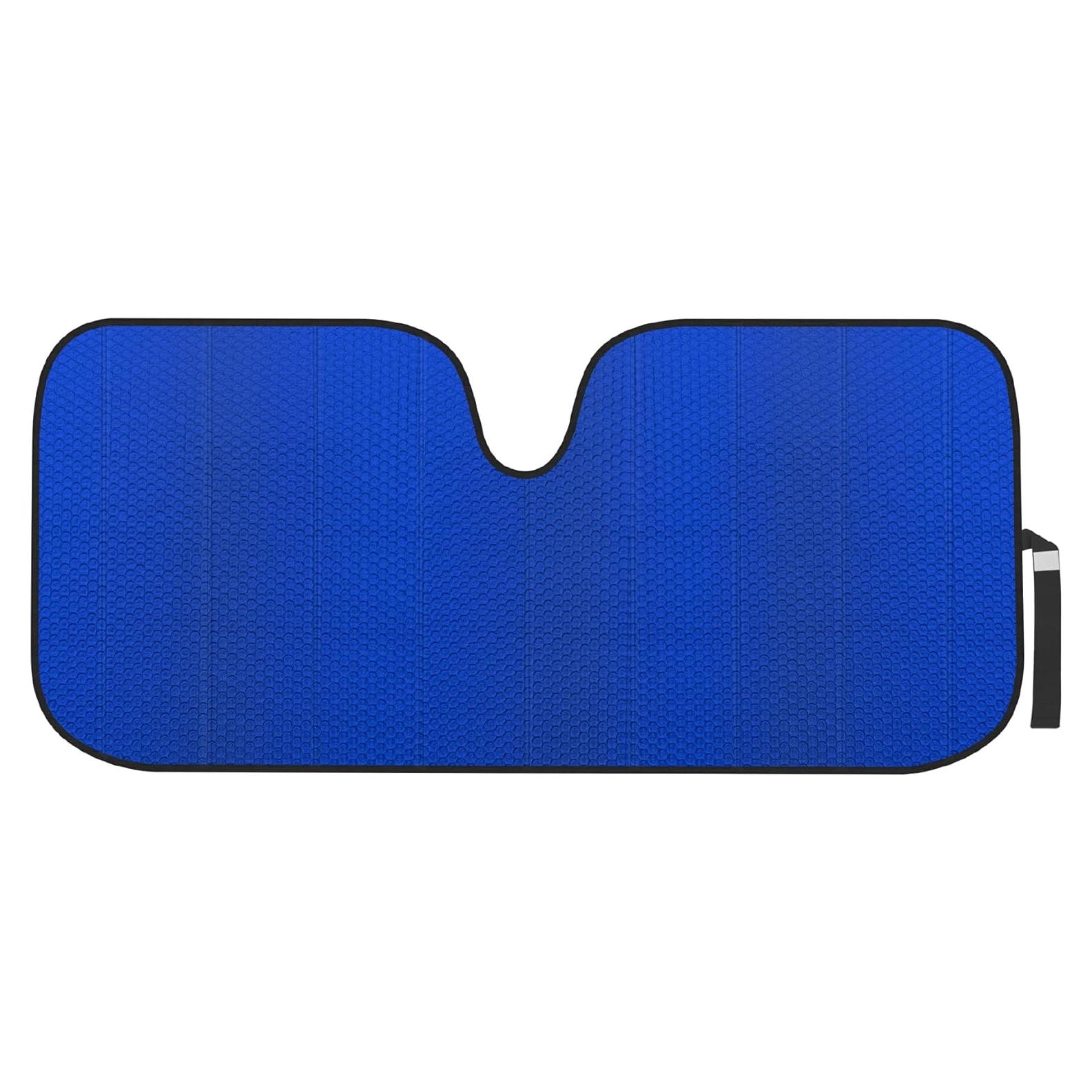 Sombrilla Solar para Parabrisas Motor Trend Azul 147x61 cm