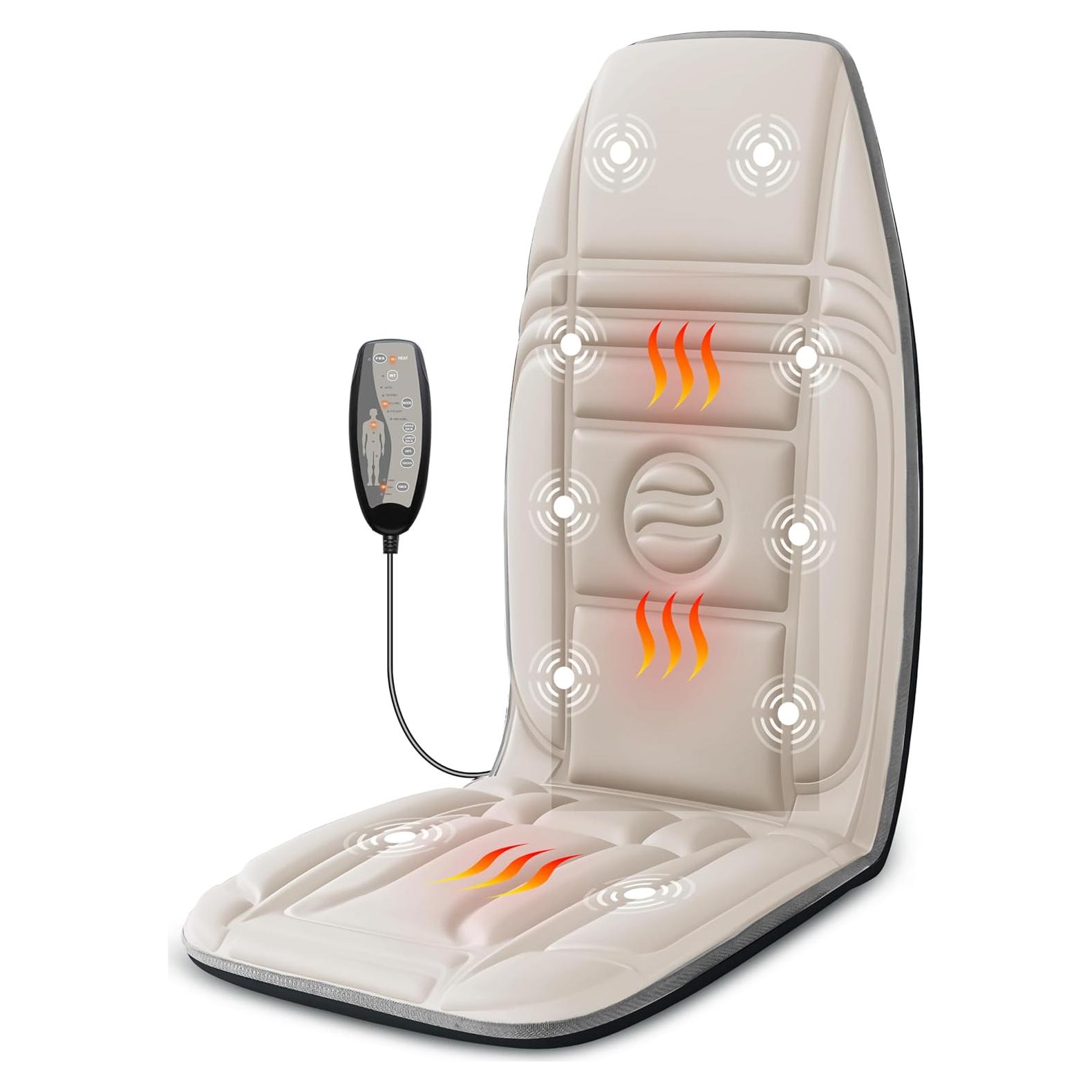Masajeador de Espalda Heycool con Calor y Vibración 10 Motores