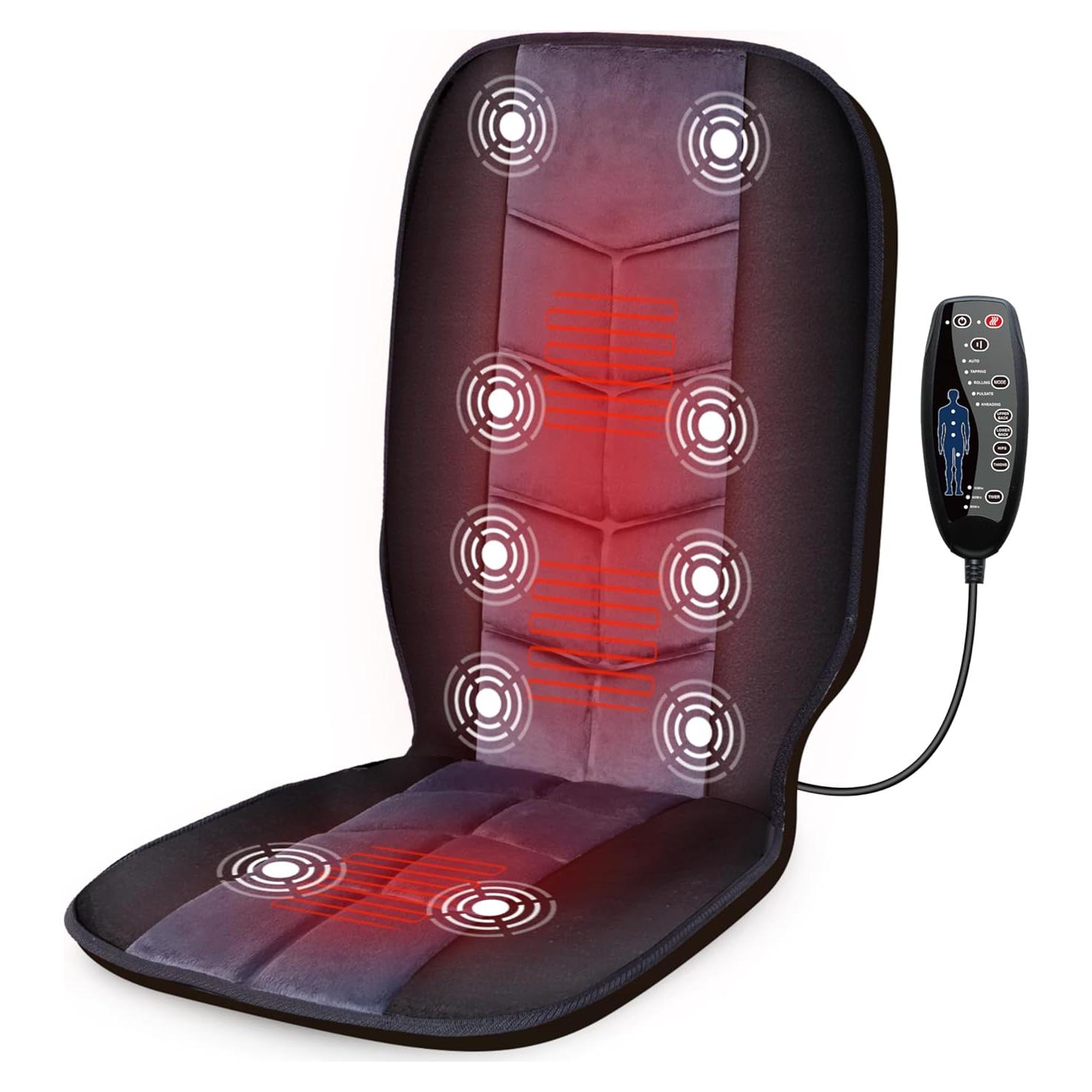 CILI Cojín Masajeador de Silla con Calor y Vibración