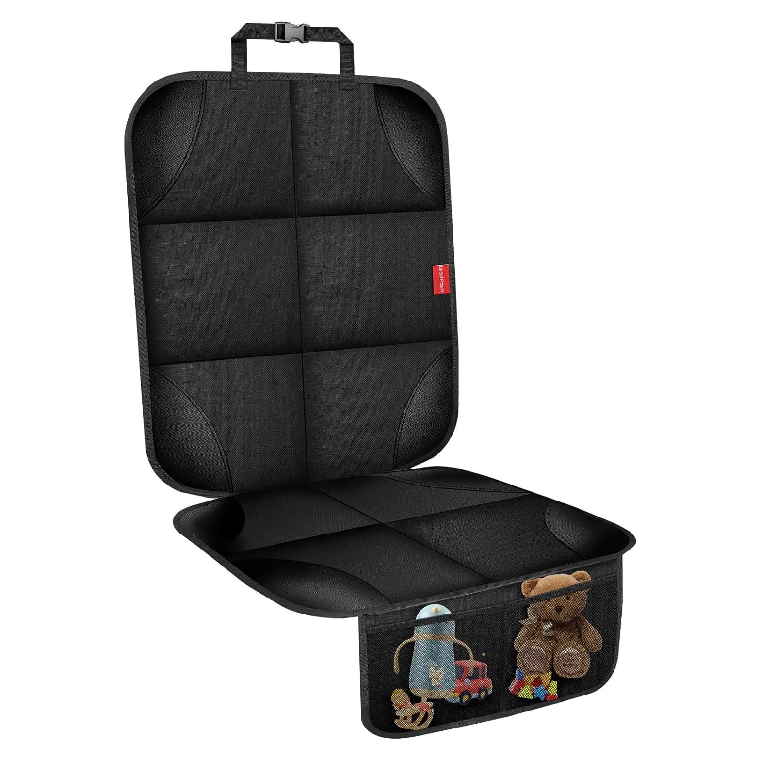 Protector de Asiento de Coche OCCKAI Negro 600D Impermeable