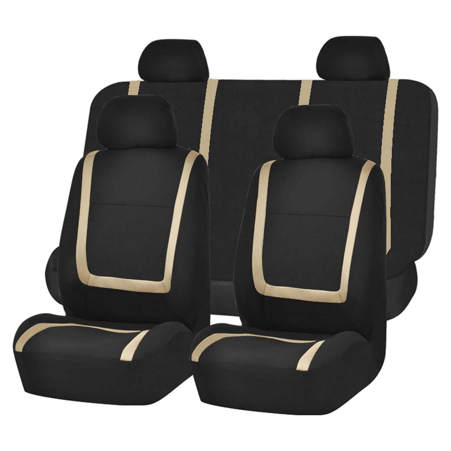 Fundas de Asiento de Coche FH Group Beige Ajuste Universal