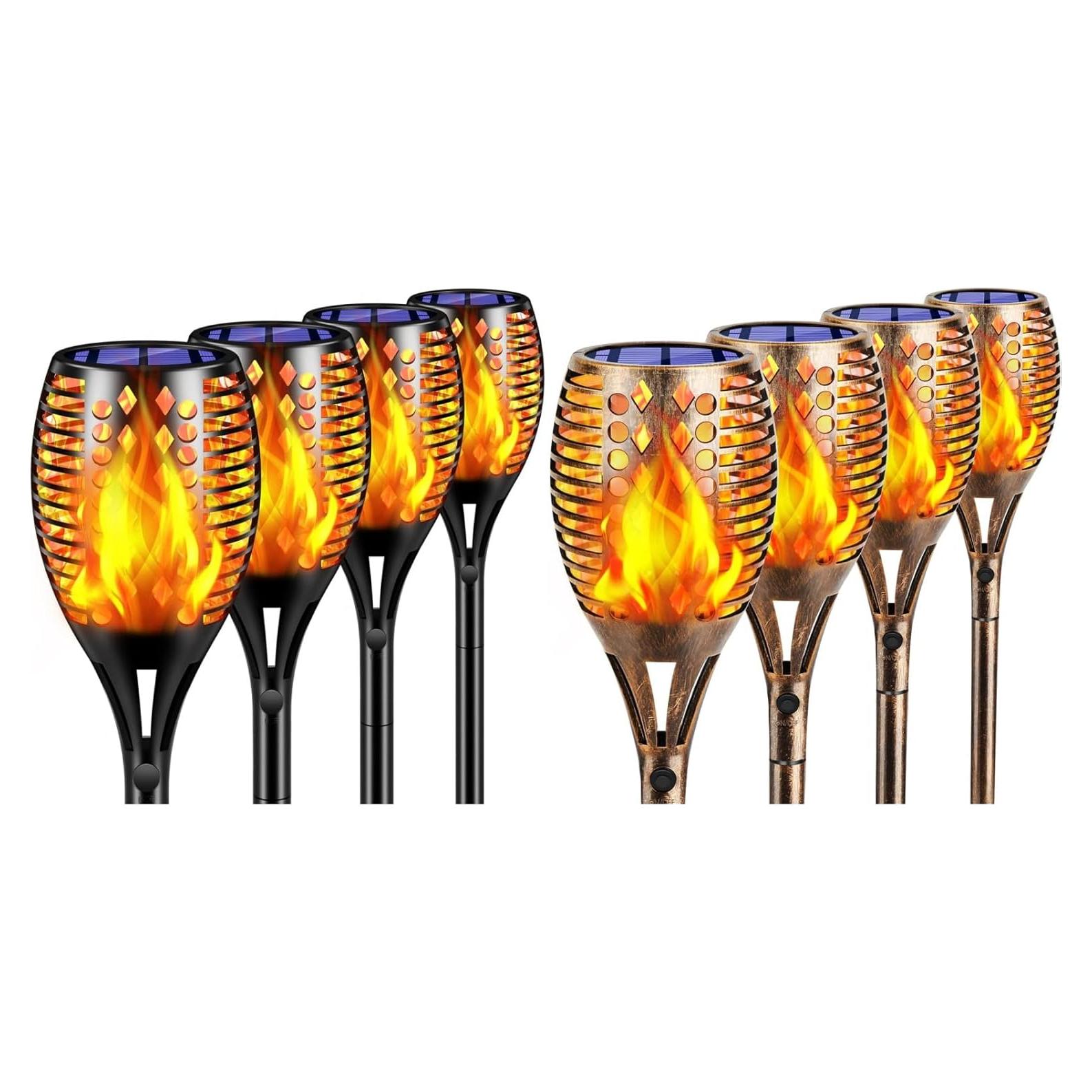 Luces Solares para Exteriores TomCare 6 Piezas LED IP65