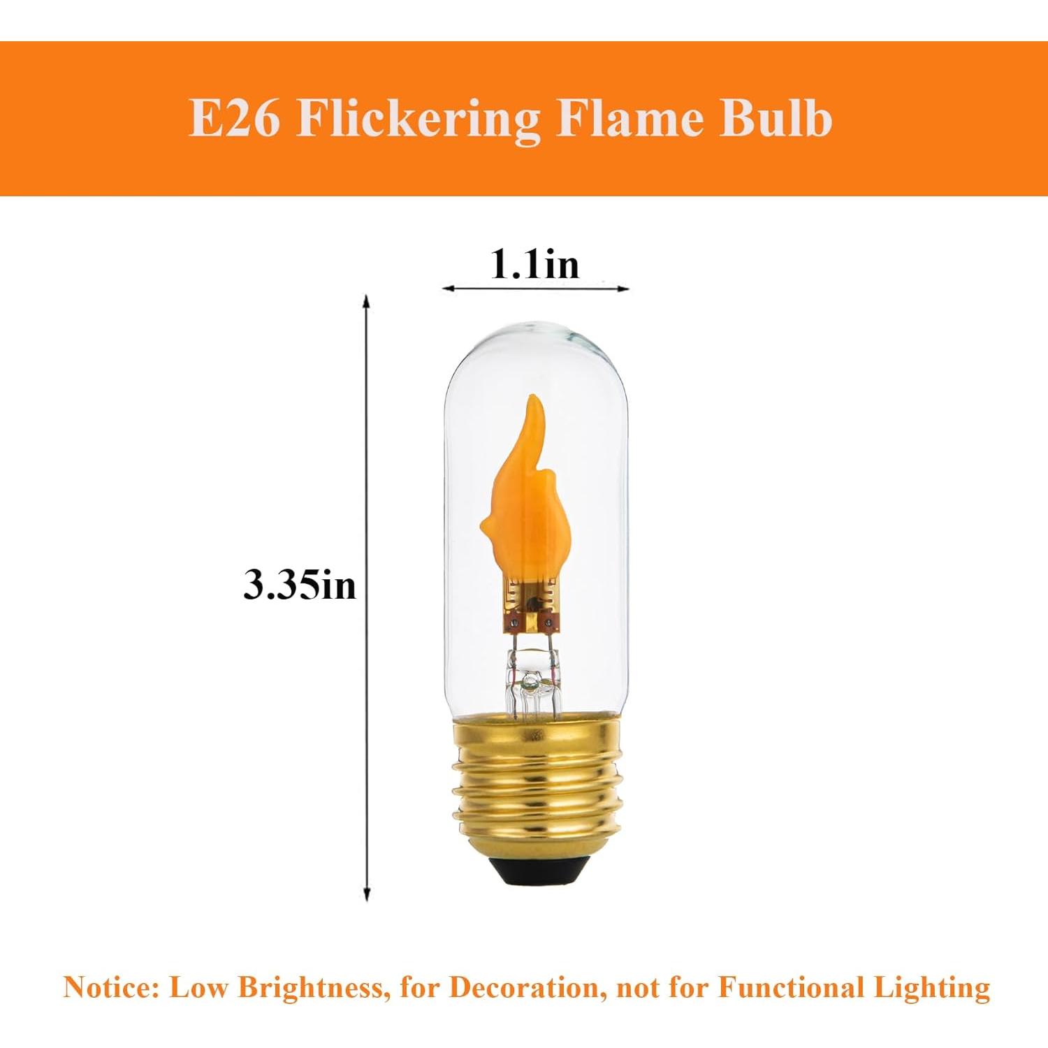 Bombilla LED Parpadeante E26 SHUWDKAR 2 Unidades 10W