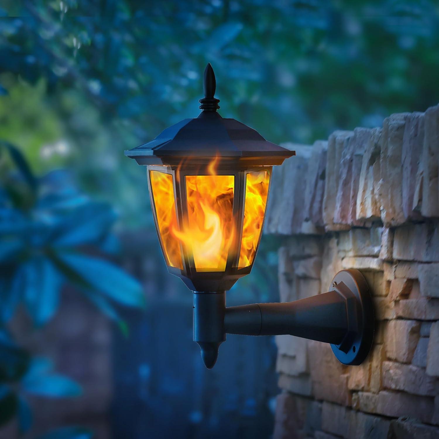 Dynaming Lámparas de Pared Solares LED con Llama 2 Piezas