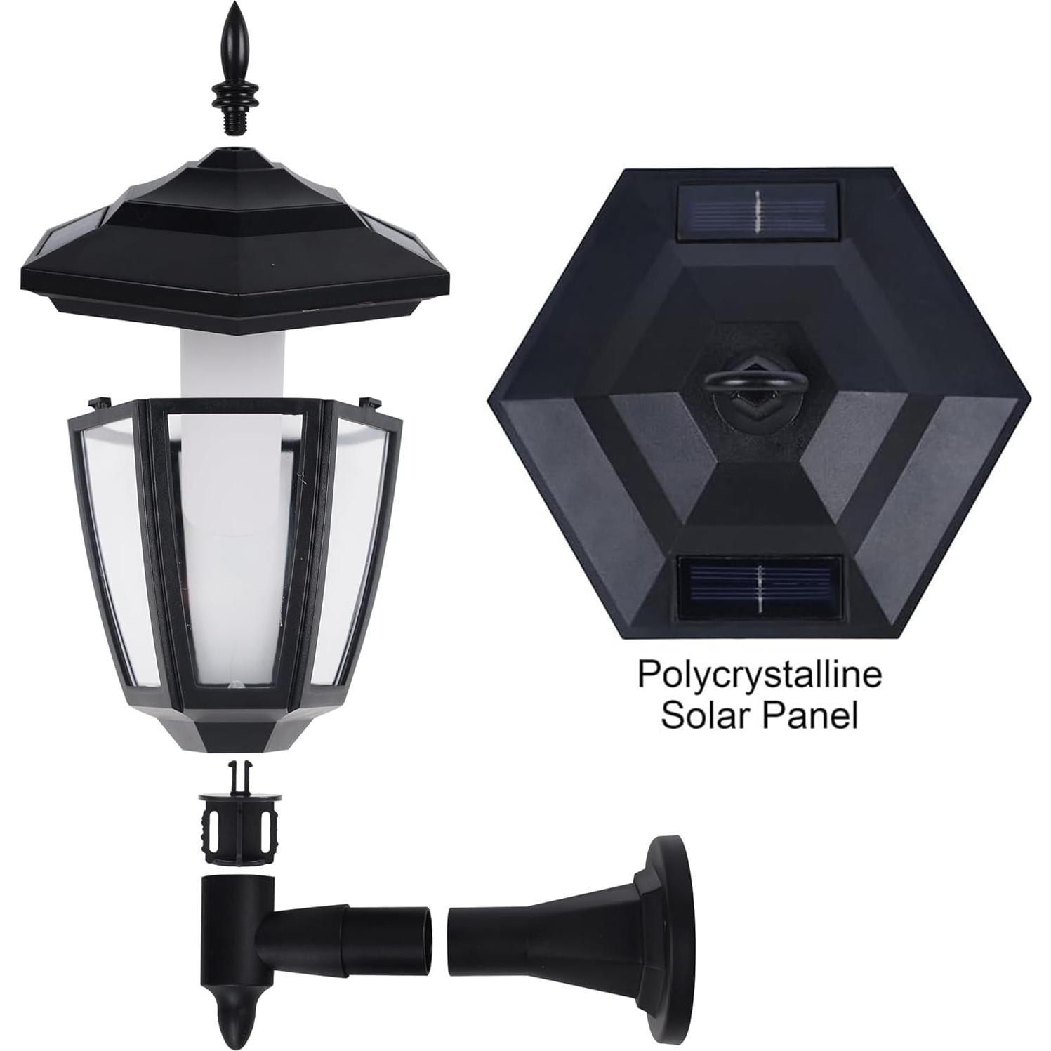 Dynaming Lámparas de Pared Solares LED con Llama 2 Piezas