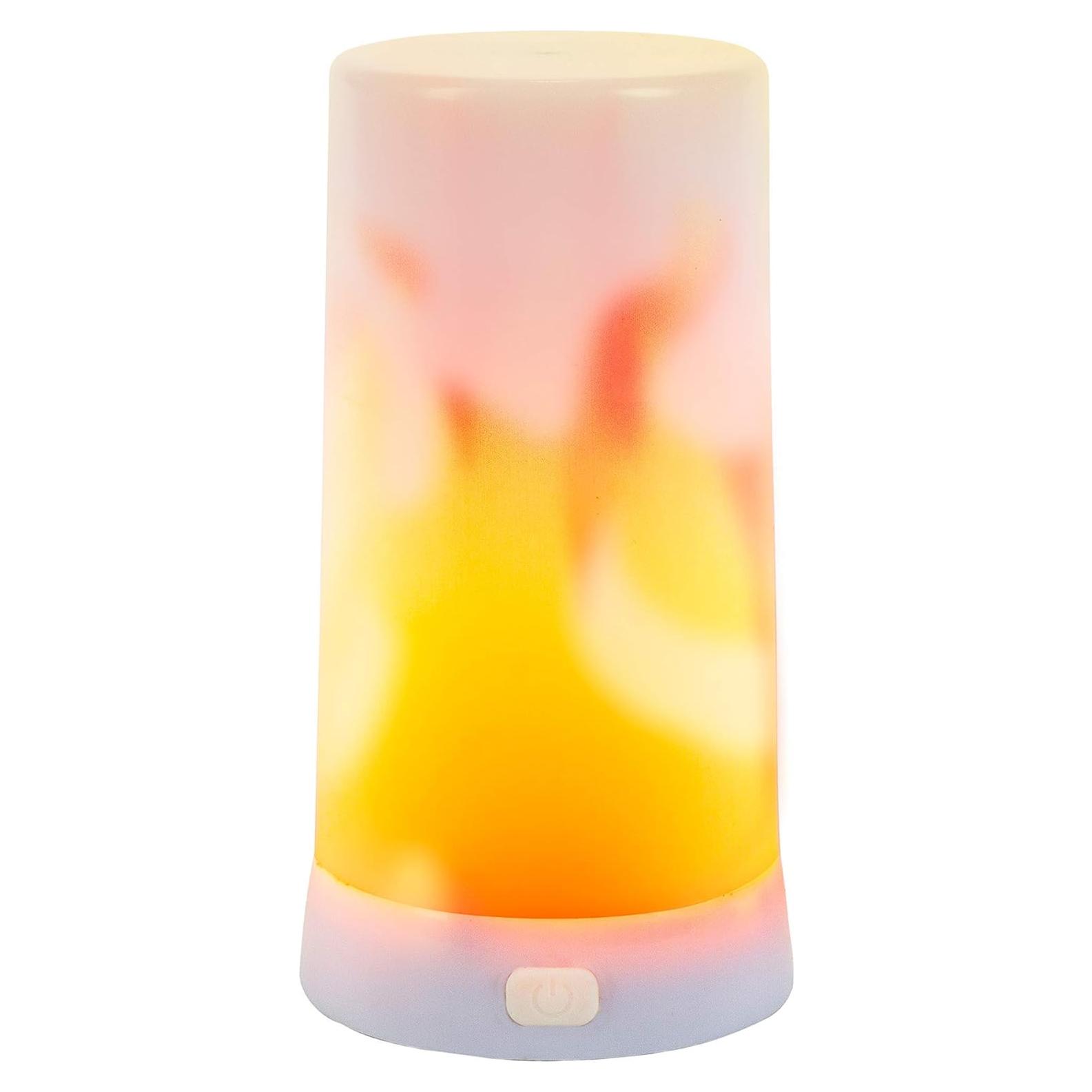 Lámpara LED FireGlow Recargable USB con Base Magnética