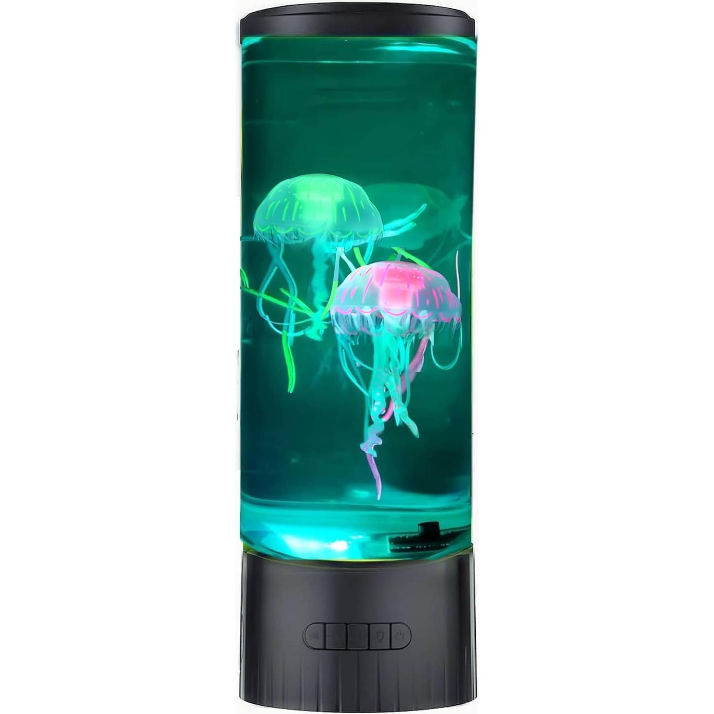 Lámpara de Medusa CALOVER - Acuario LED con Altavoz Bluetooth