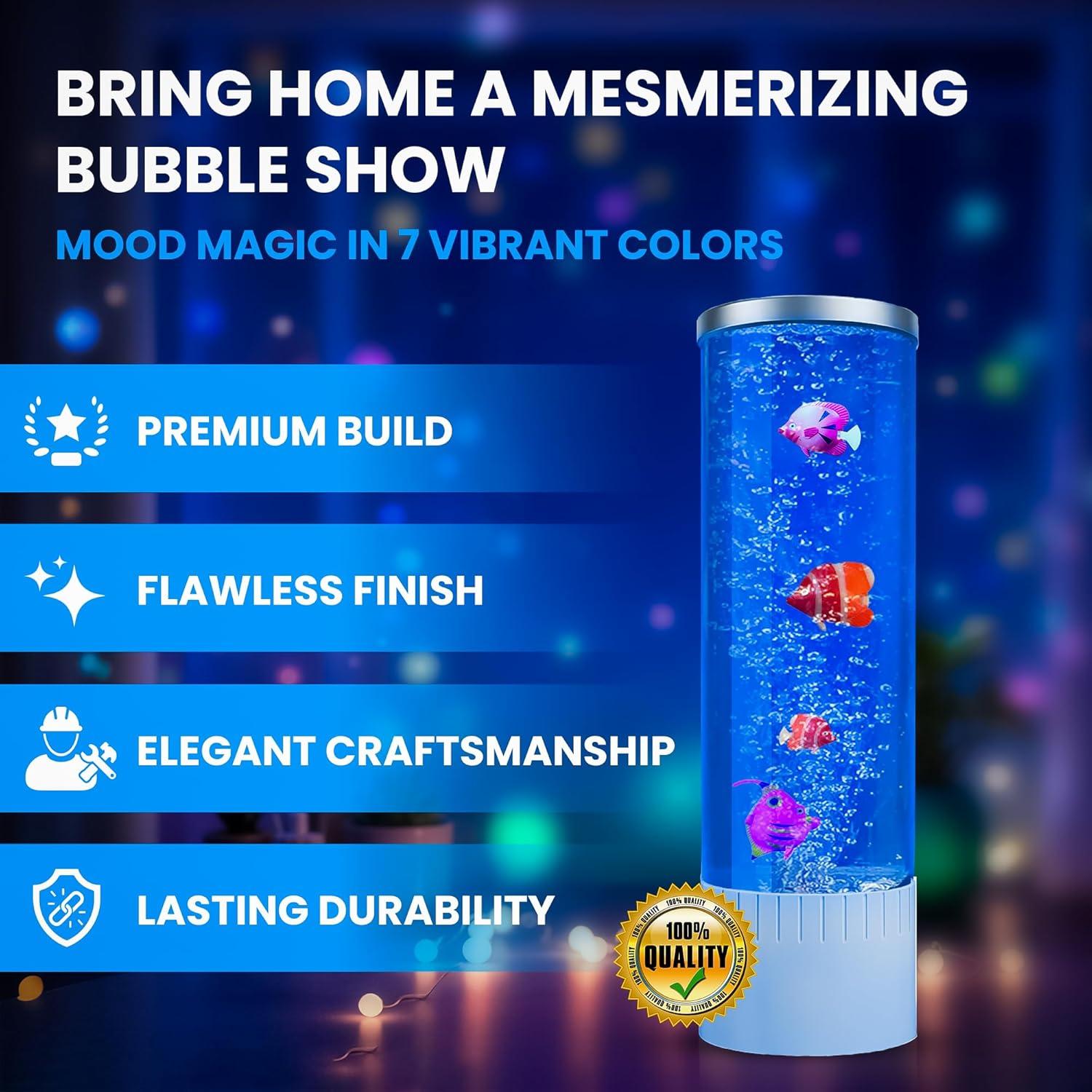 Lámpara Burbujeante LED Brewish NX-ZP | Luz Nocturna Acuática