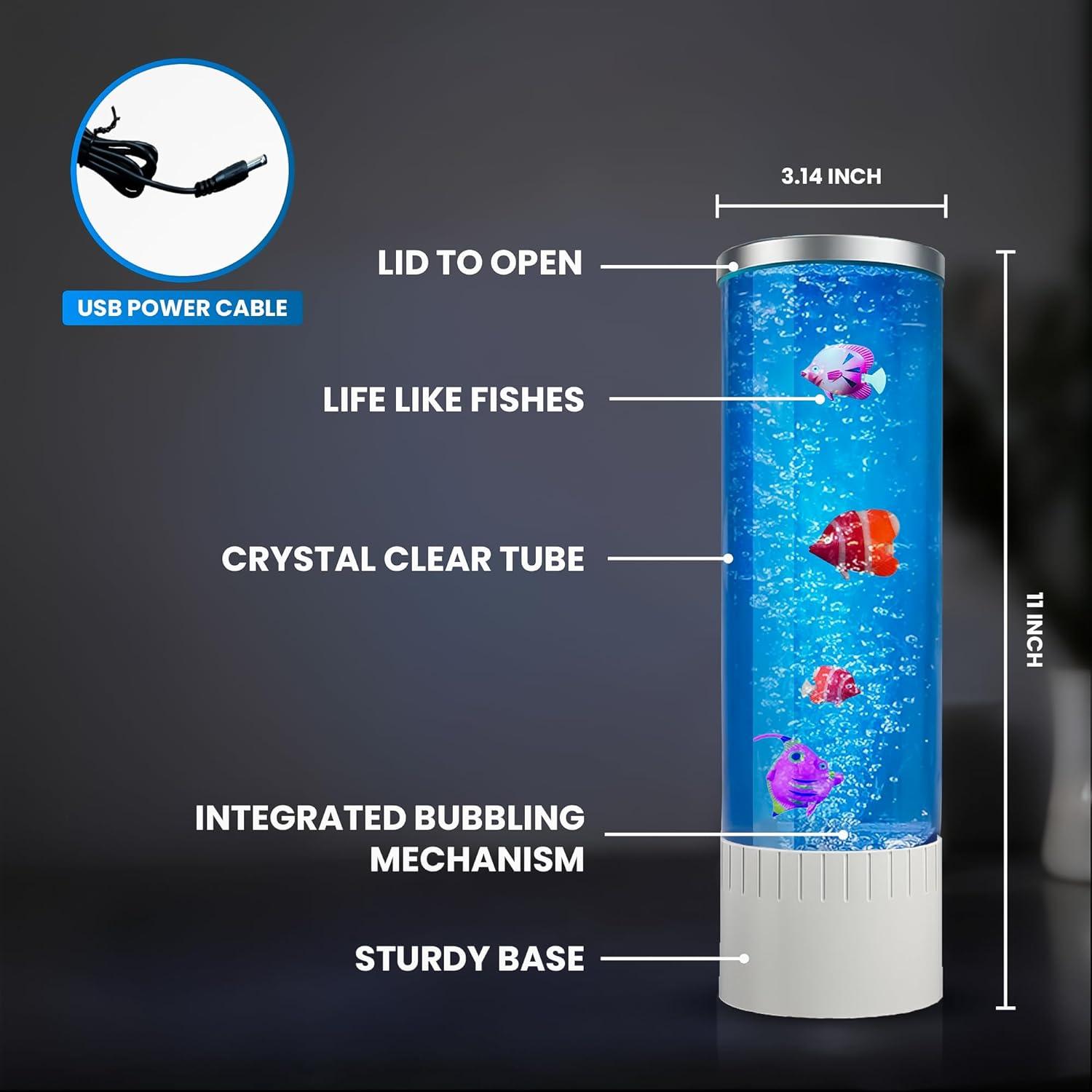 Lámpara Burbujeante LED Brewish NX-ZP | Luz Nocturna Acuática