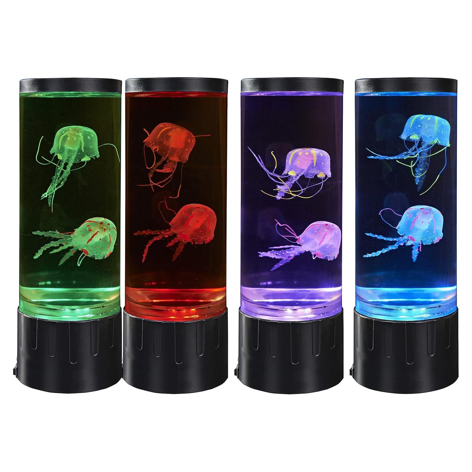 Lámpara de Lava de Medusas Xchime 28 cm LED Colorida