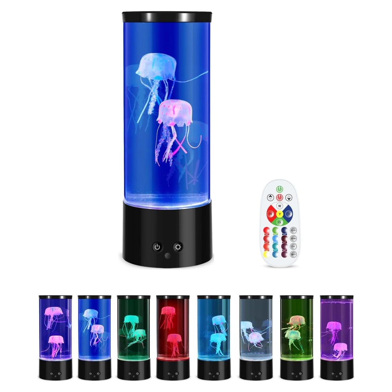 Lámpara de Lava de Medusas LED PEN&H 28cm Luz Nocturna