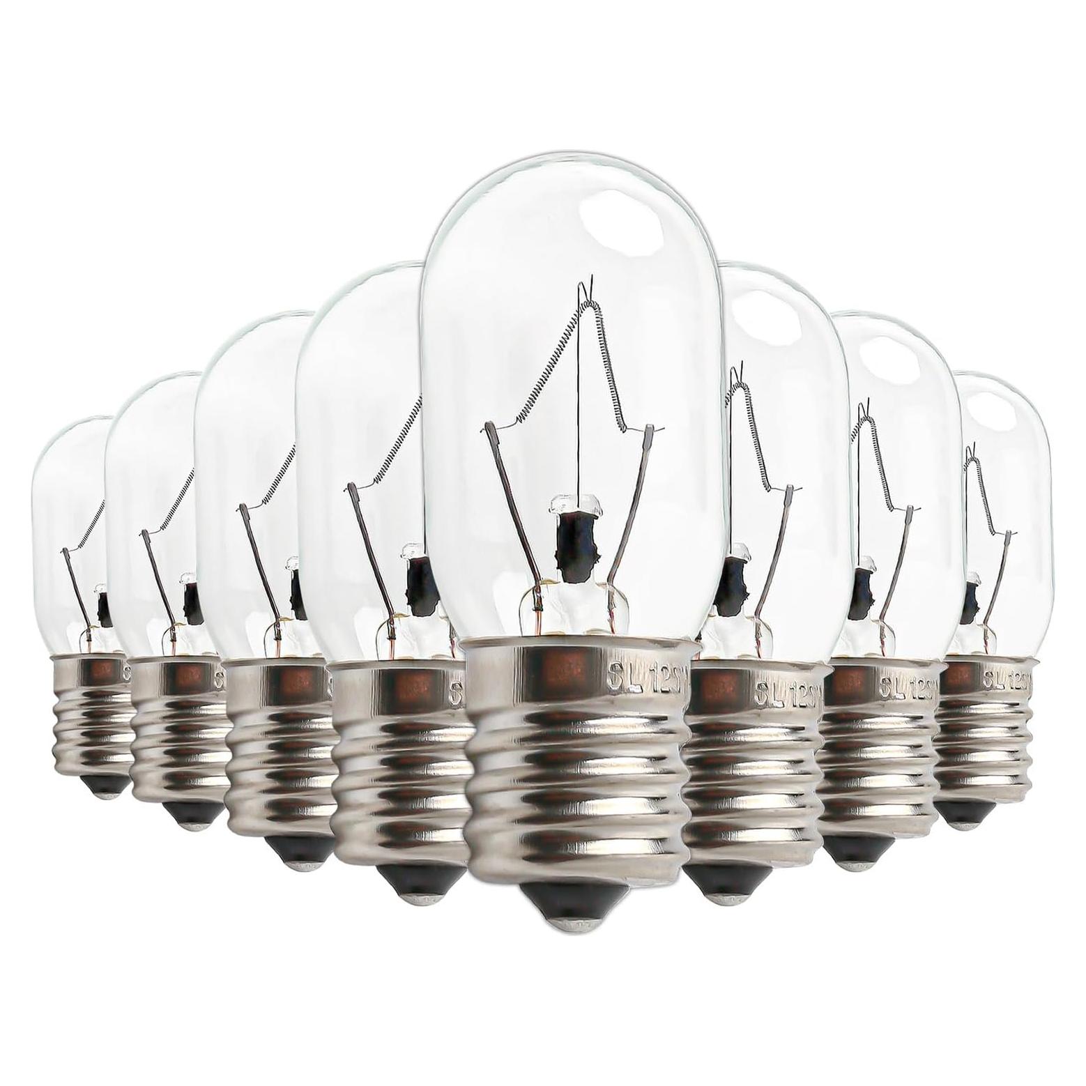 Bombillas de Microondas Seentech 8206232A 125V 40W E17 - Paquete de 8