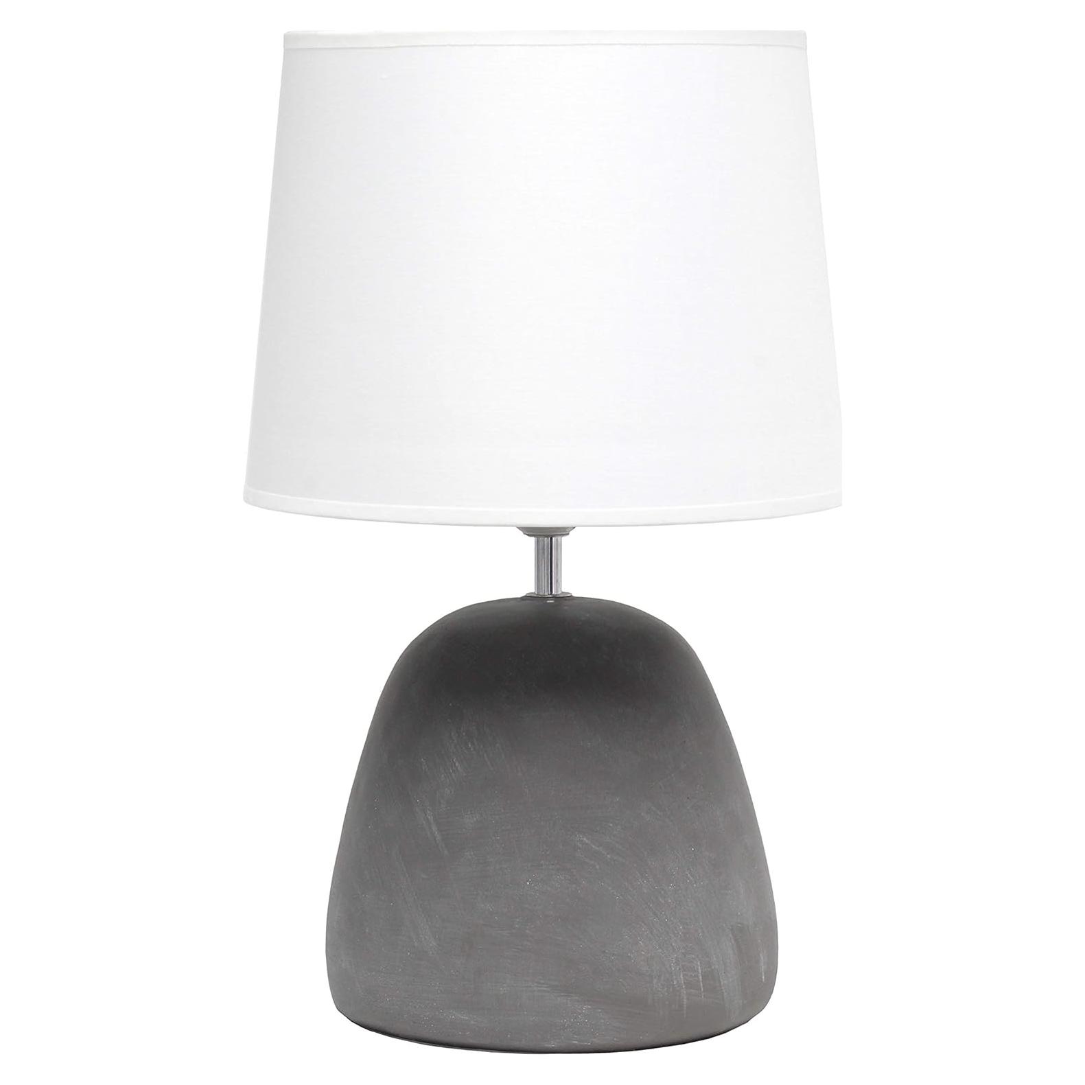 Lámpara de Mesa Simple Designs LT2058-WHT Blanca 43 cm