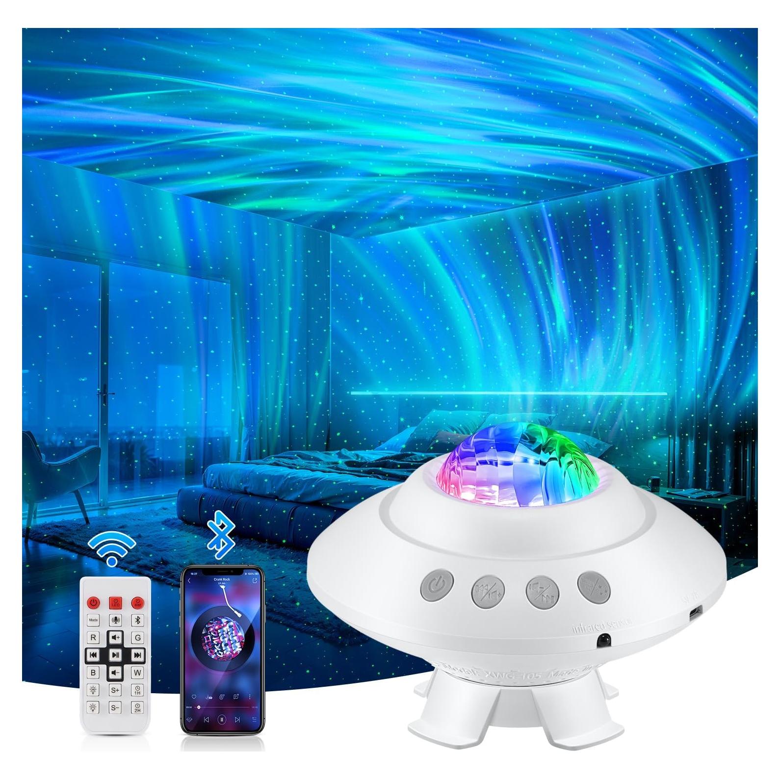 Proyector de Auroras Boreales One Fire XWG-105 con Altavoz Bluetooth