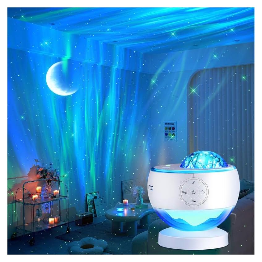 Proyector de Luz Aurora TK WH-E24, 16 Colores y Bluetooth