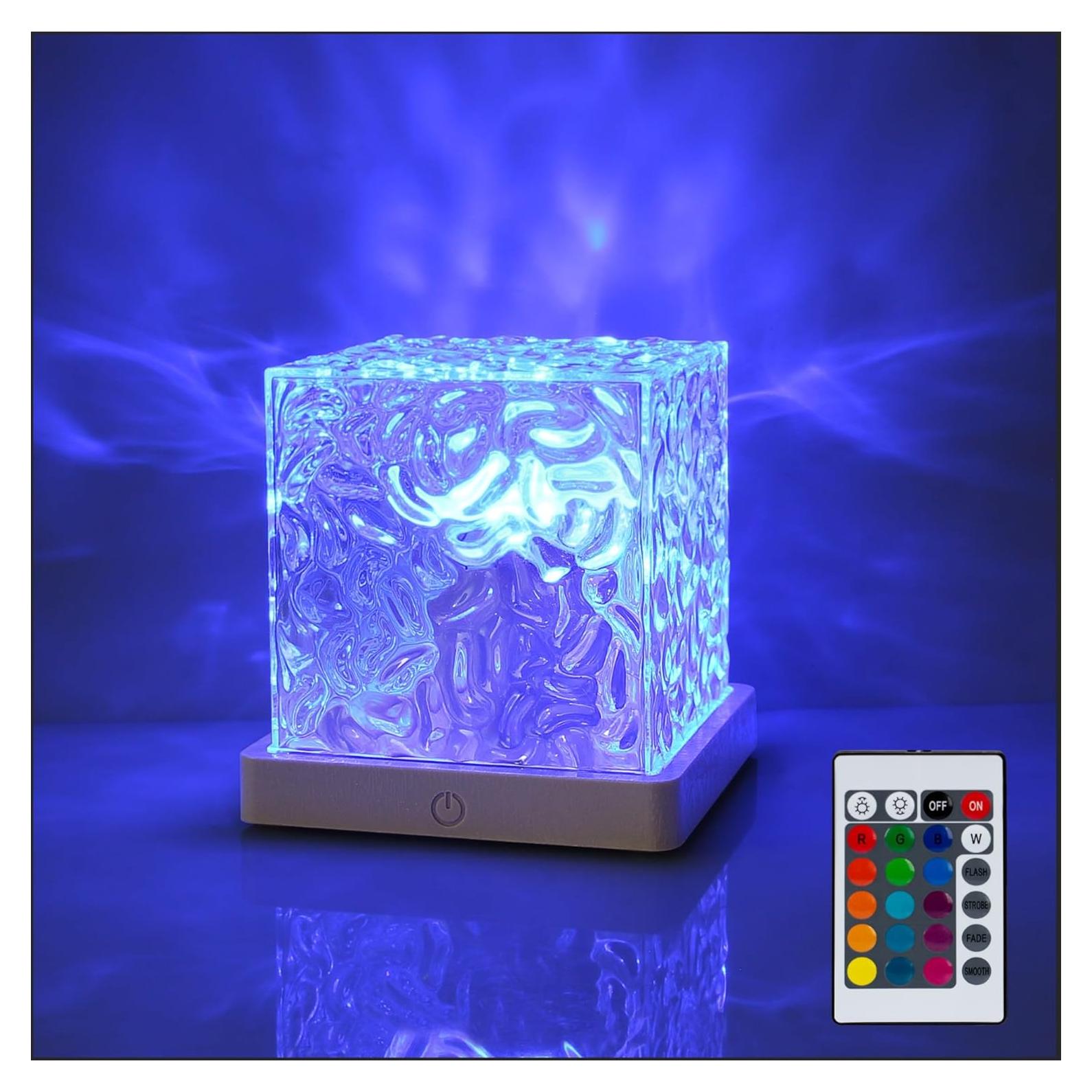 Lámpara Proyector Aurora Luminorthe 16 Colores Control Remoto