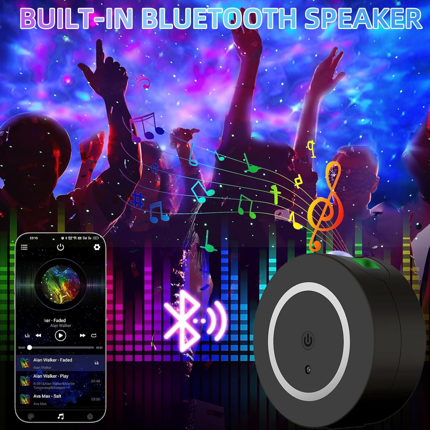 Proyector Galáctico HSP con Altavoz Bluetooth y Control Remoto