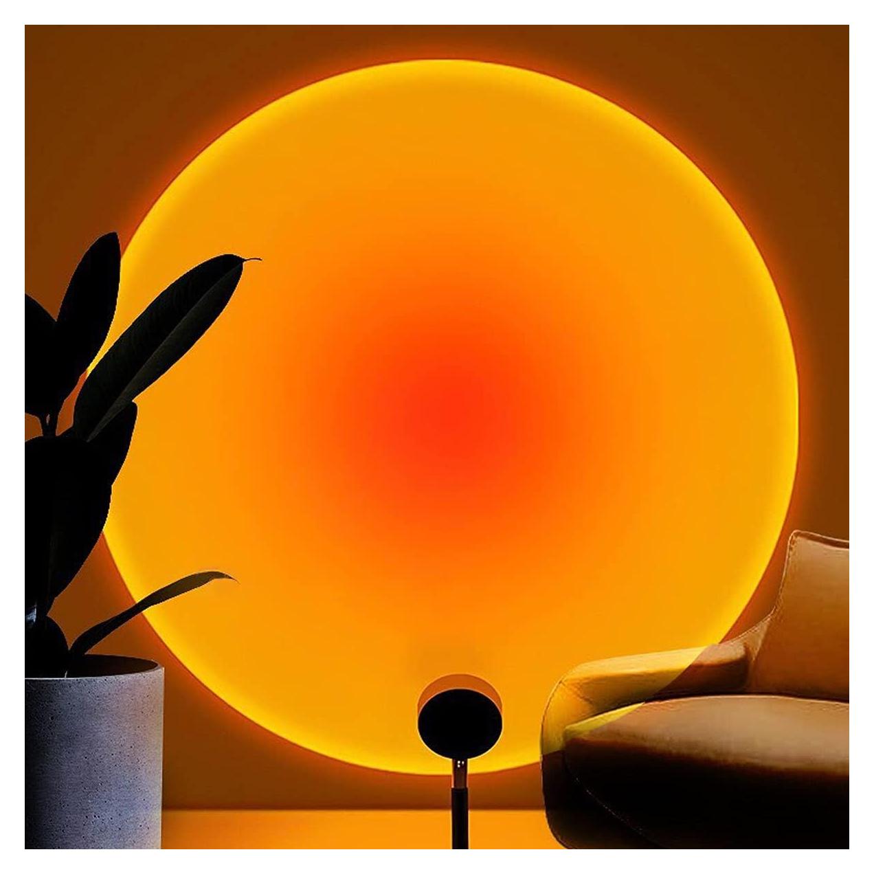 Lámpara de Proyección LED Balkwan Rojo Atardecer 10x10 cm