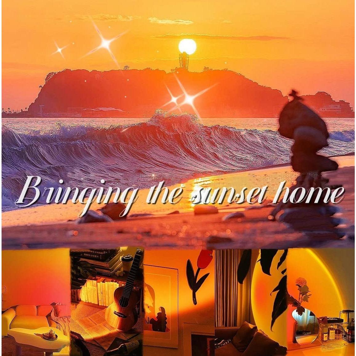 Lámpara Proyector de Atardecer QUIGO H7011 RGB 16 Colores