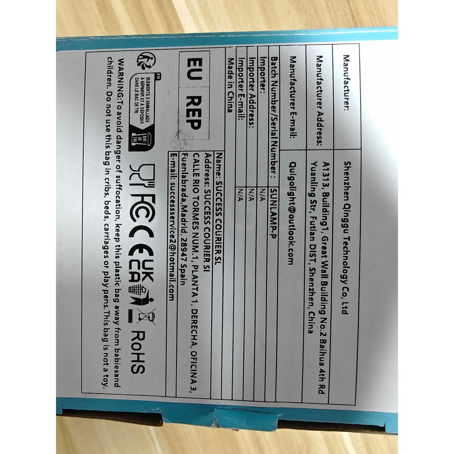 Lámpara Proyector de Atardecer QUIGO H7011 RGB 16 Colores