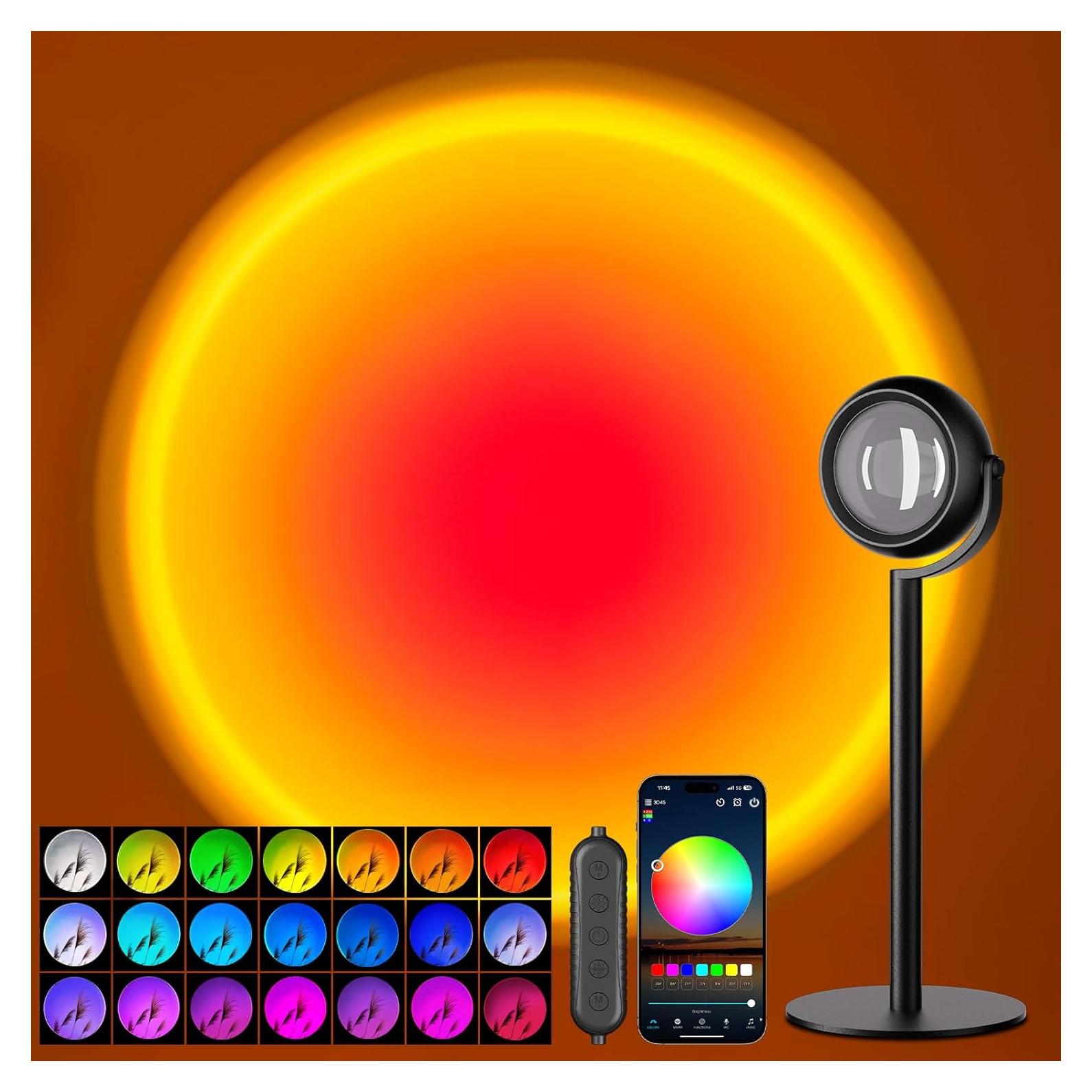 Proyector de Lámpara de Atardecer Neroupe N05 LED RGB 360°