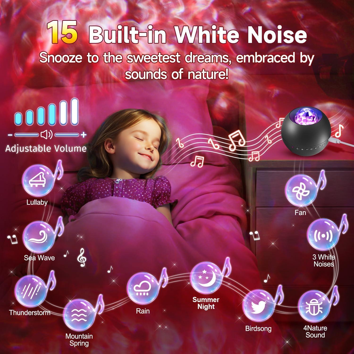 Proyector de Luz Galáctica COOLNIGHT con 210 Modos y Bluetooth