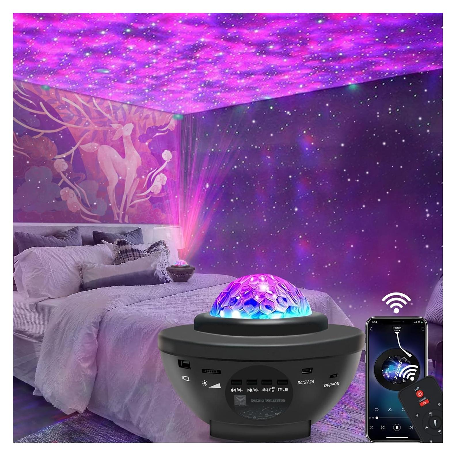 Proyector de Luz Galáctica Easeking con Altavoz Bluetooth 11.9cm