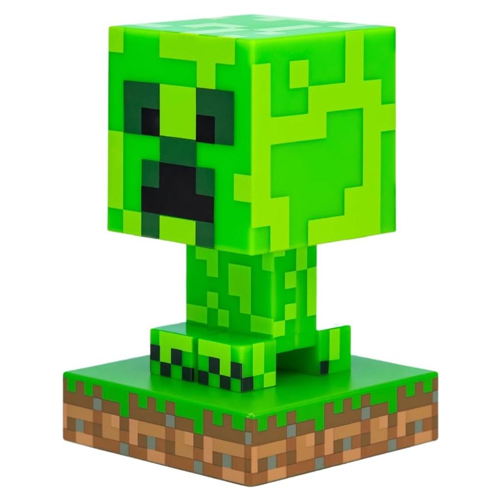 Lámpara 3D Creeper Paladone - Luz Nocturna 12 cm Verde