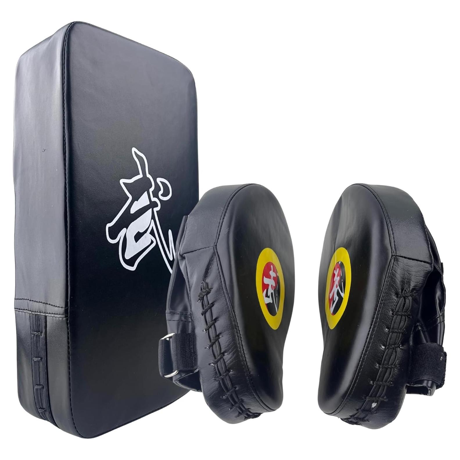 Escudo de Patada TLBTEK + 2 Mitones de Golpeo Curvados