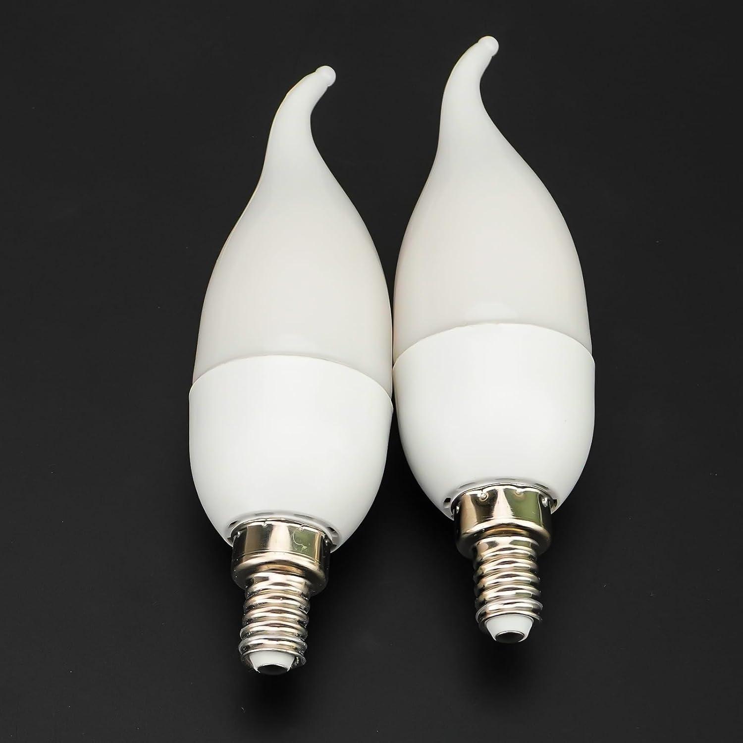 Bombillas LED E12 con Efecto Llama Bestview - Paquete de 2