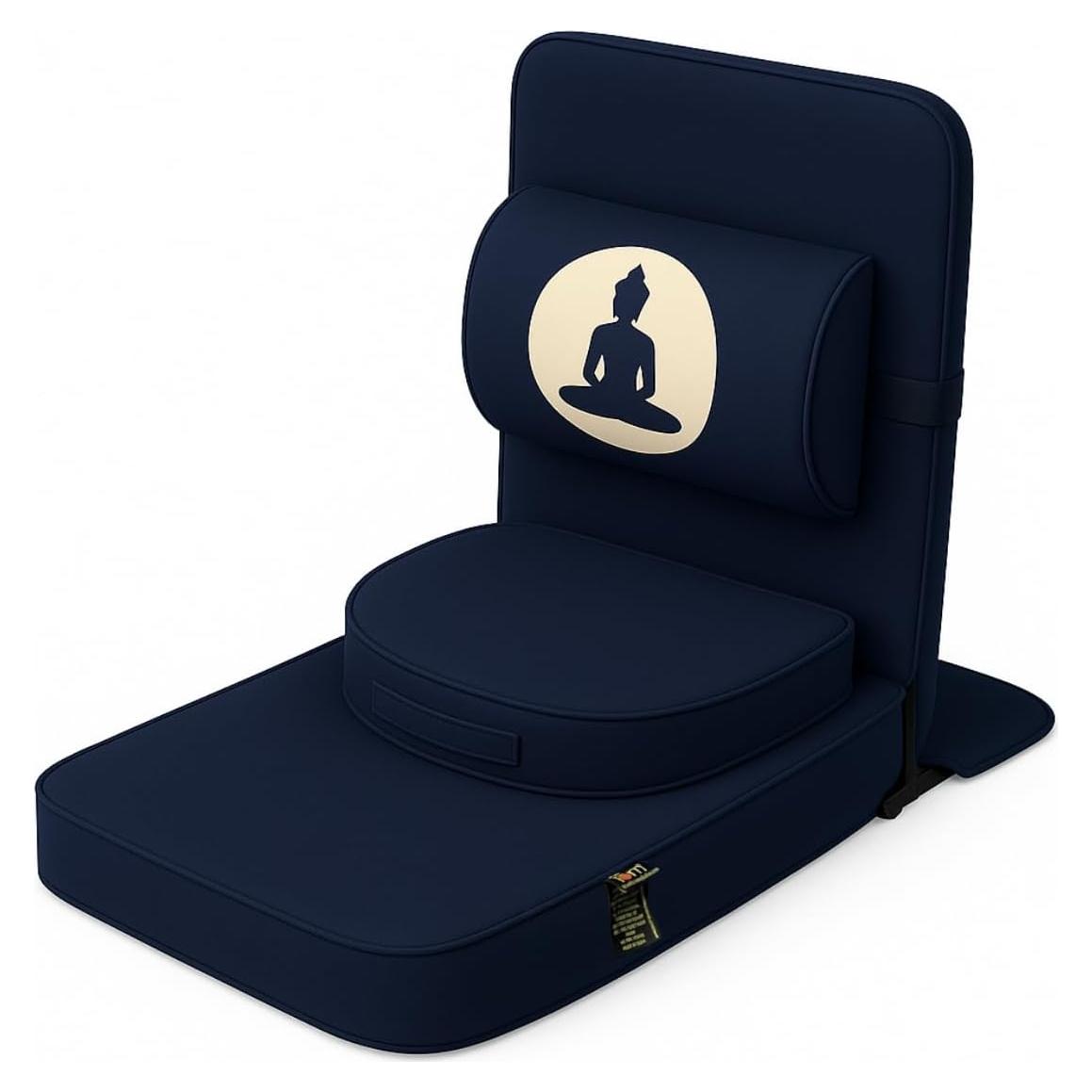 Silla de Meditación Ergonómica Amigos de la Meditación Azul