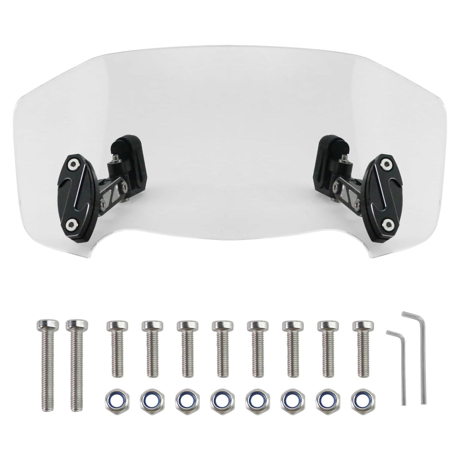 Extensión de Parabrisas Universal Pacewalker 30cm para Motocicleta