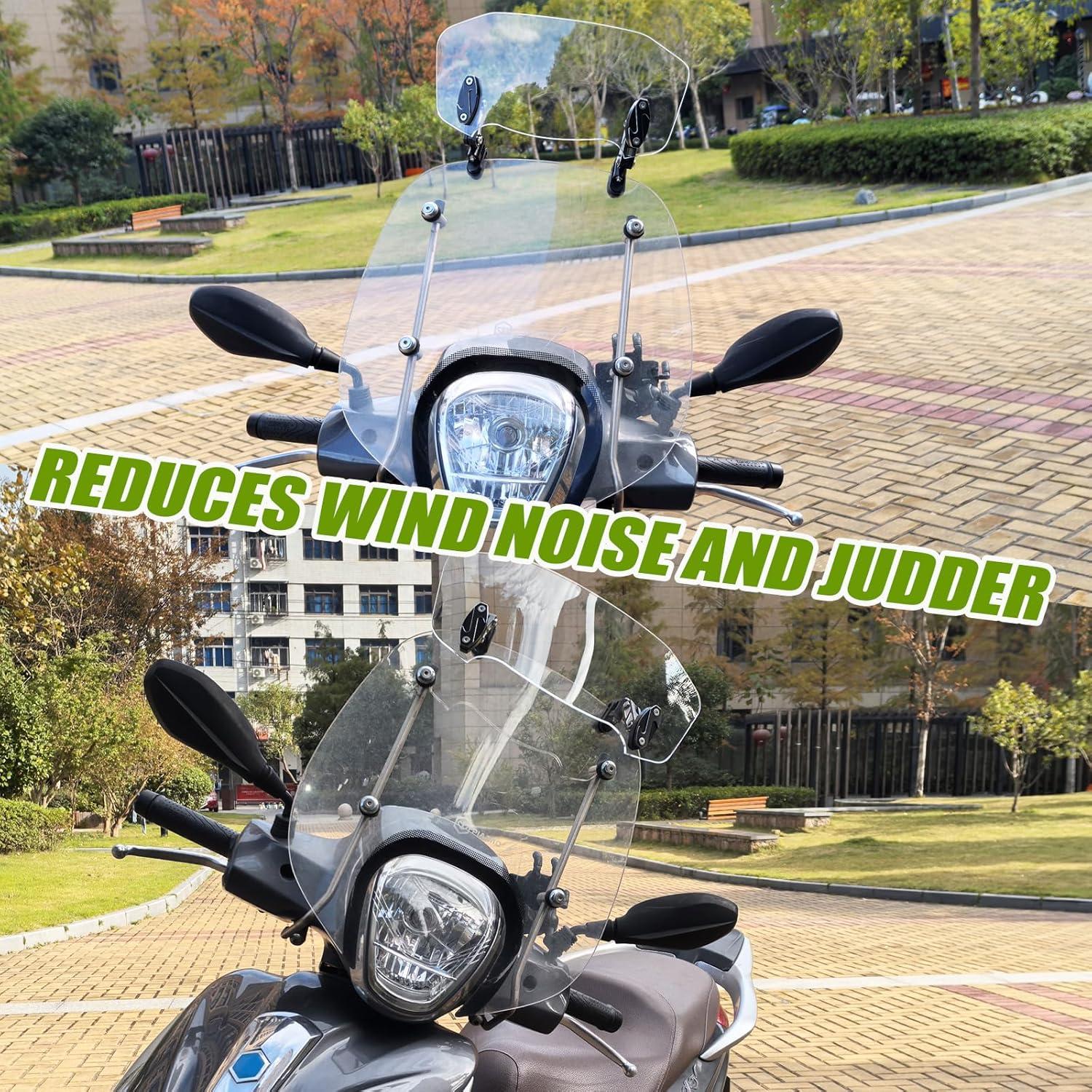 Extensión de Parabrisas Universal Pacewalker 30cm para Motocicleta