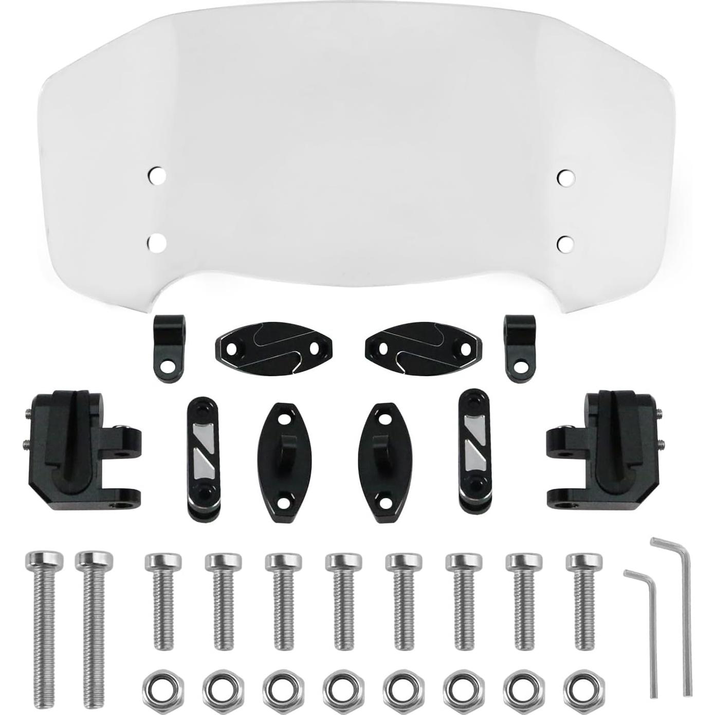 Extensión de Parabrisas Universal Pacewalker 30cm para Motocicleta