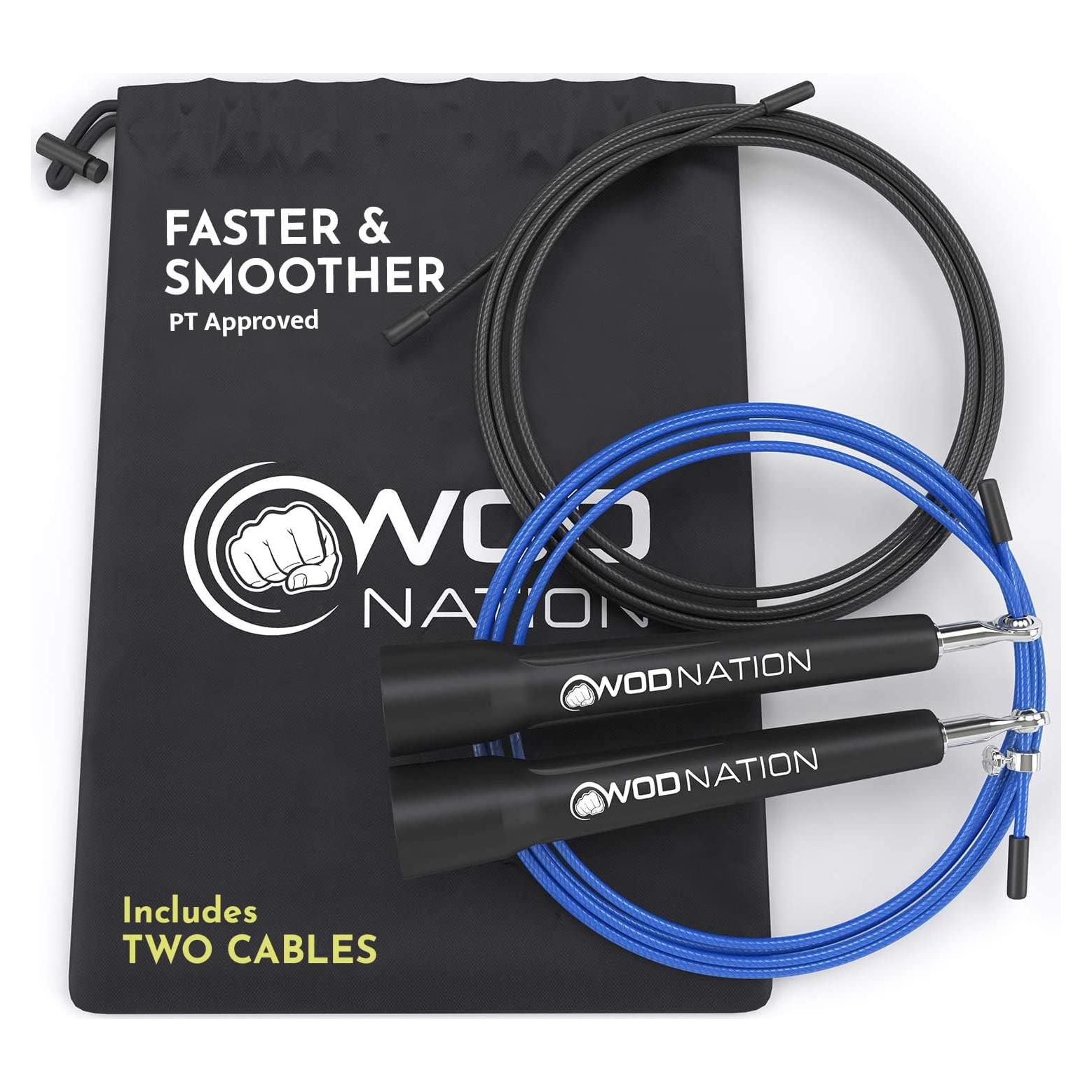 Cuerda de Salto Ajustable WOD Nation - Fitness Rápida Unisex
