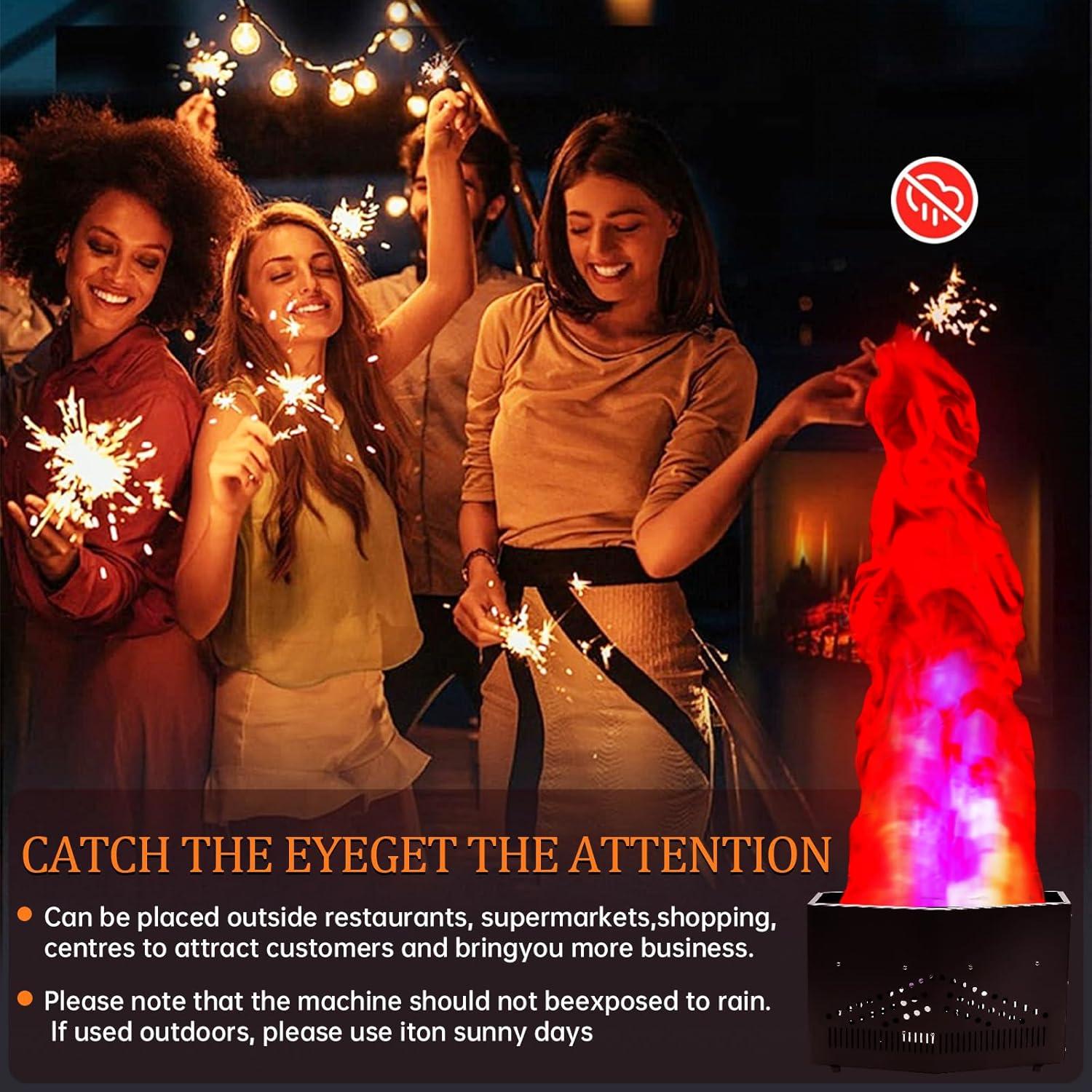 Luz de Llama Falsa ZLPOWER 1.5m 36 LED Efecto Realista