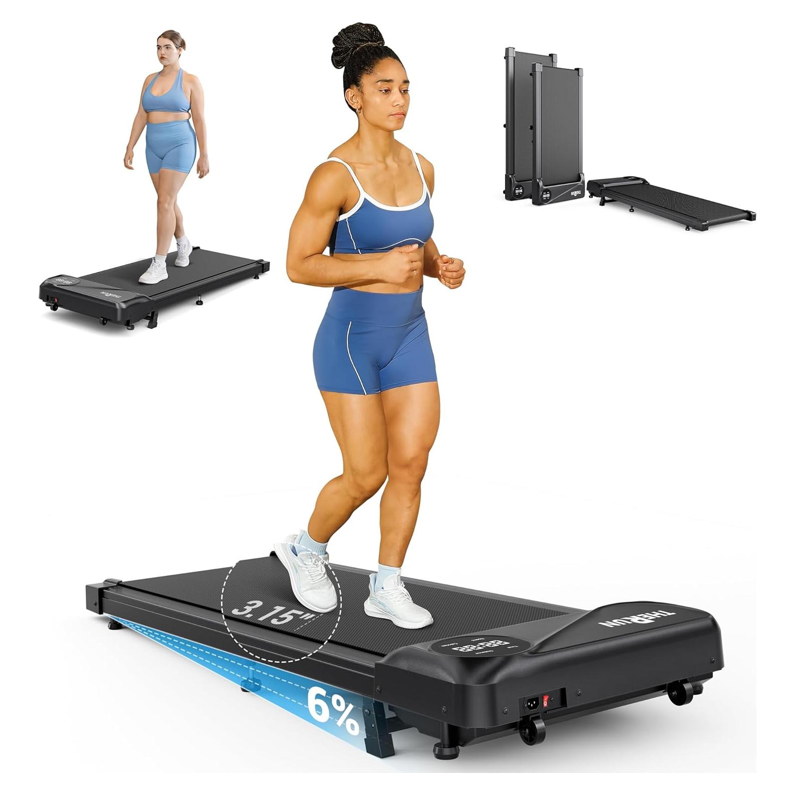 Caminadora Bajo Escritorio THERUN YT05P-C 2.5HP 136kg Inclinación