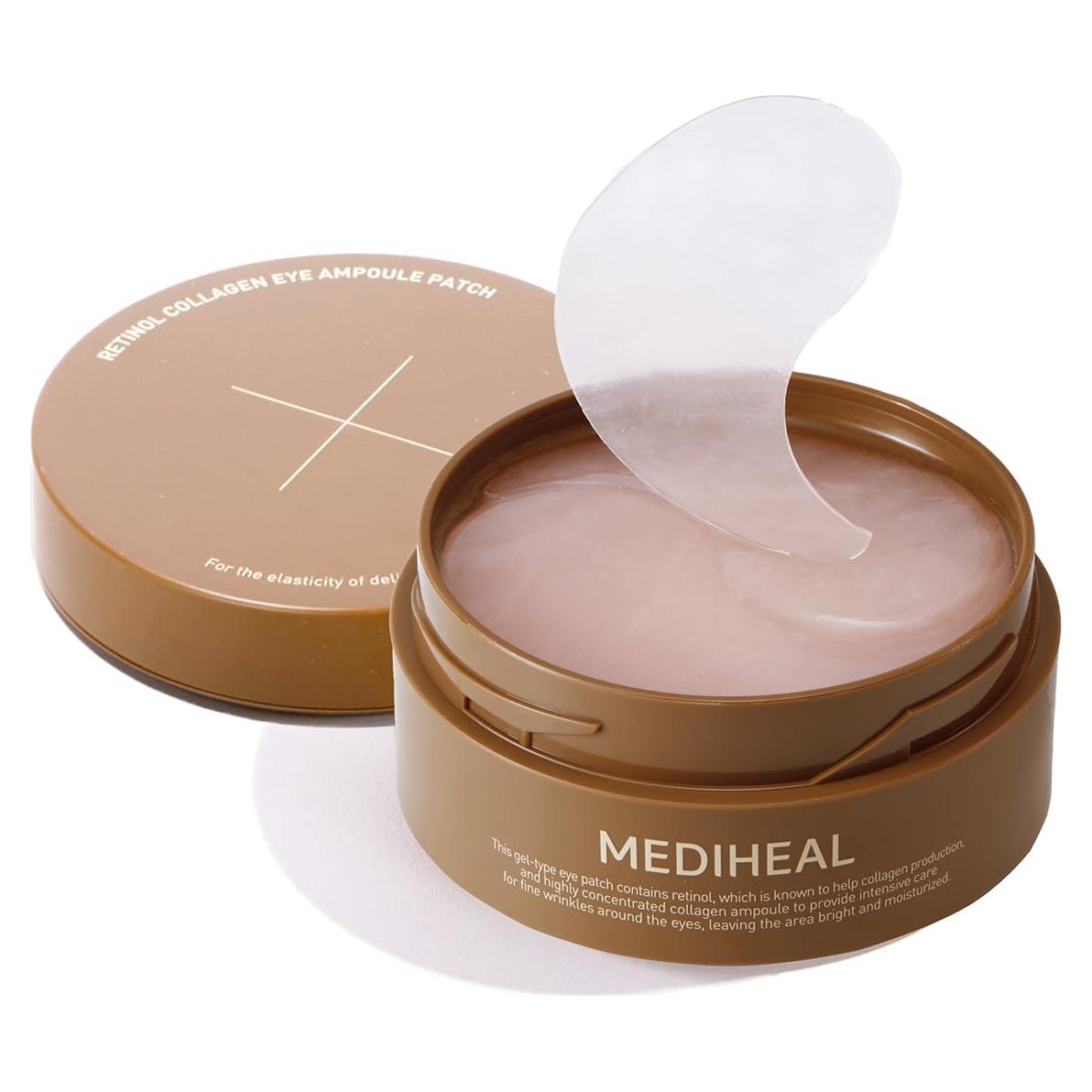 Parches para Ojos Mediheal Retinol Colágeno 60 Unidades