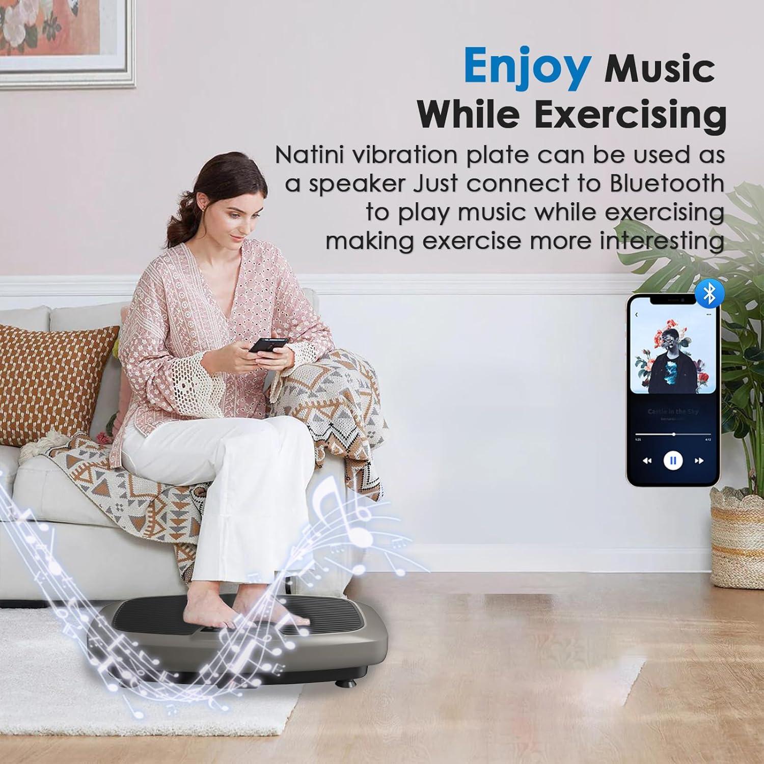 Máquina de Vibración Natini ZZ-SZ312 - 181 kg, Control Remoto