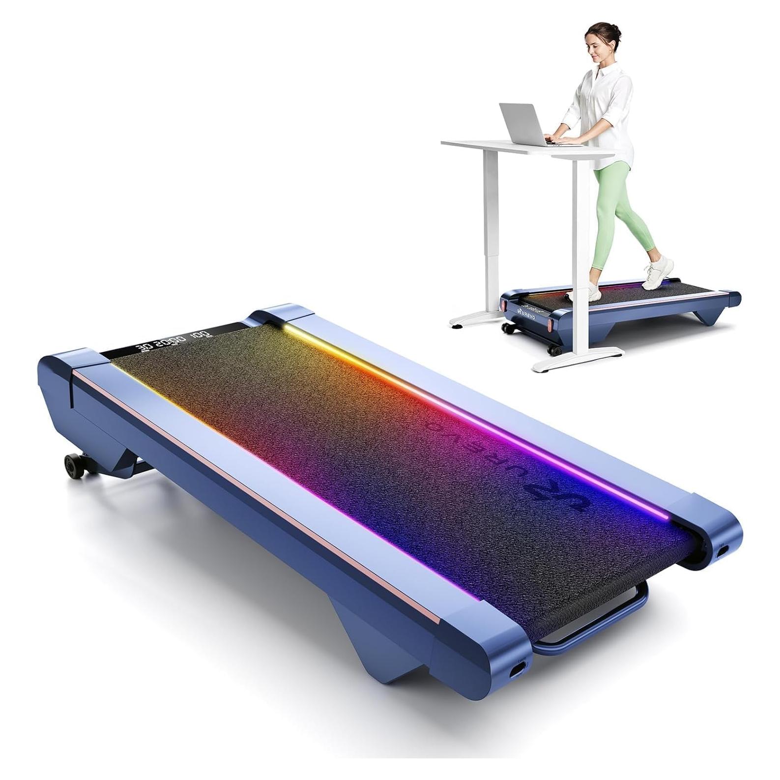 Cinta de Correr UREVO URTM038 Azul con Inclinación 14%