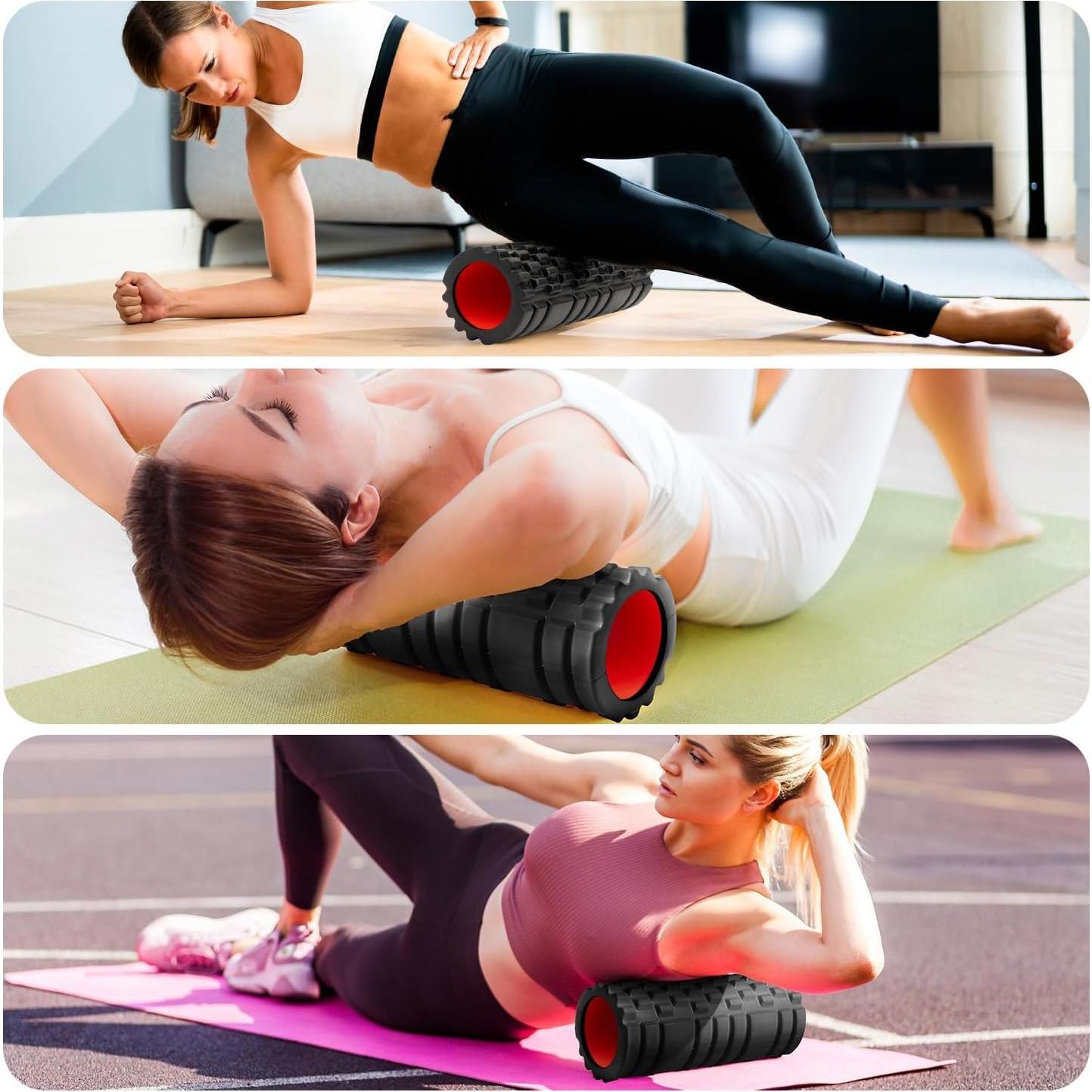 Rodillo de Espuma Krightlink 33 cm Alta Densidad Negro