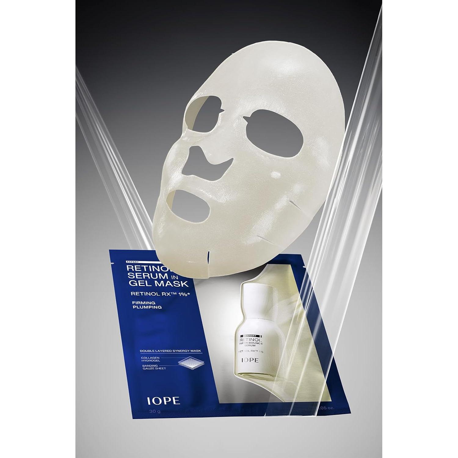 Suero de Retinol IOPE en Máscara de Gel 1% - Set 6 Unidades