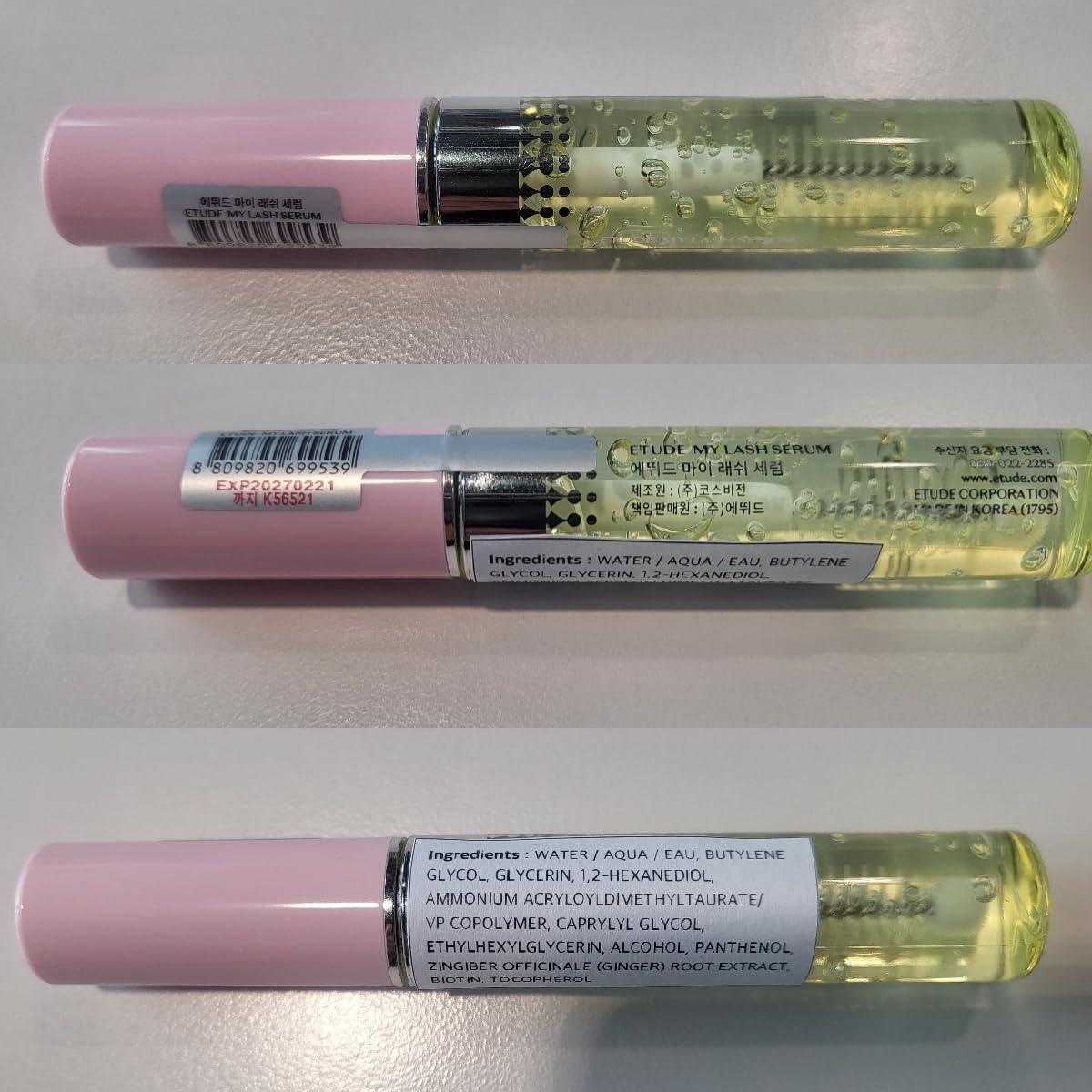 Suero de Pestañas ETUDE 8.8 ml con Biotina y Pantenol