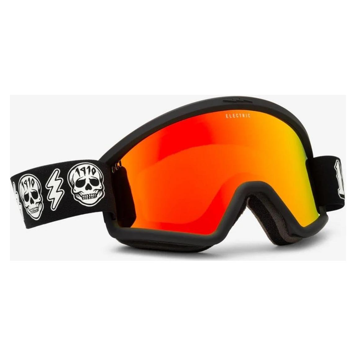 Gafas de Nieve Eléctricas Hex Goggle Unisex con Lente Cromo Rojo