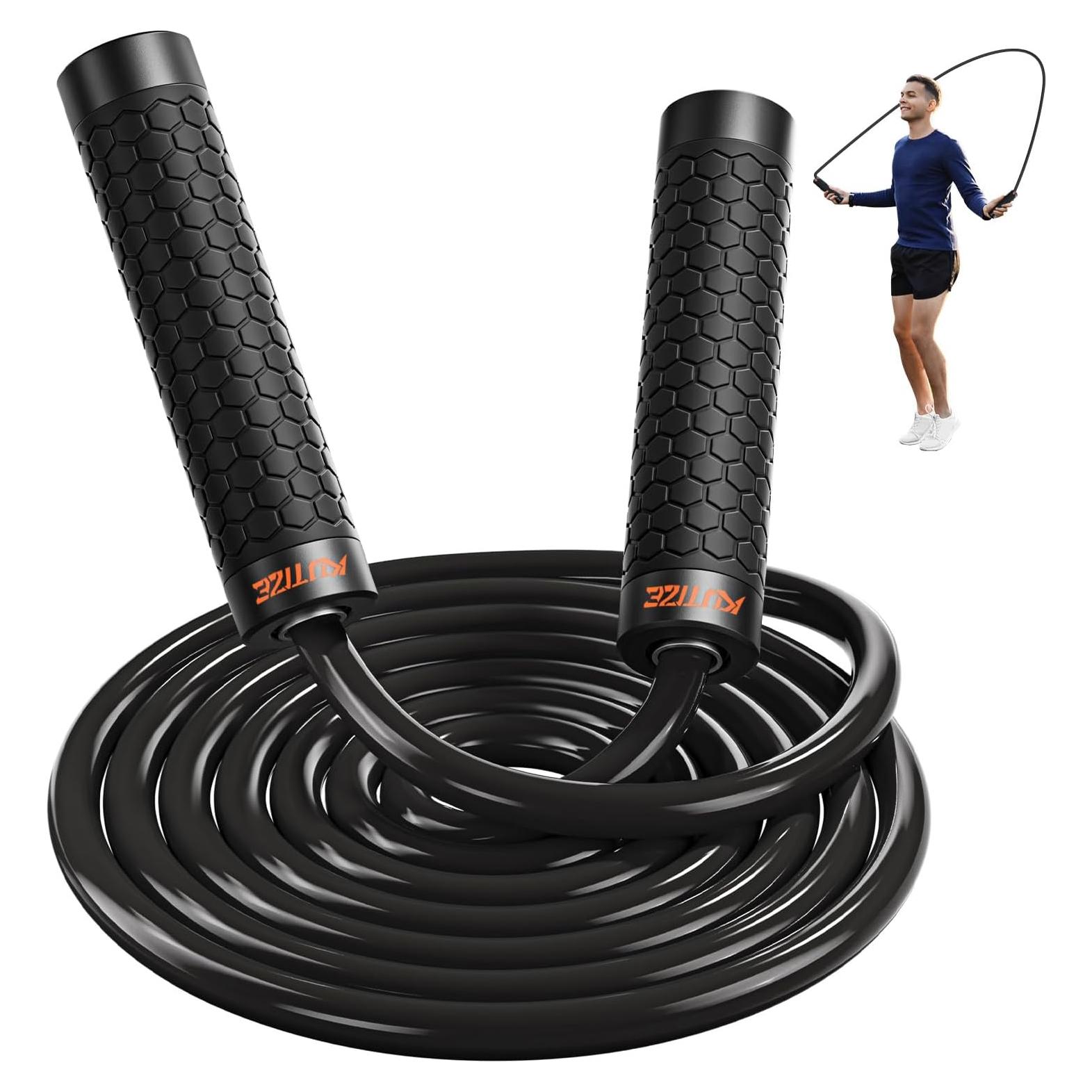 Cuerda de Salto Ajustable KUTIZE con Peso 0.45kg para Fitness