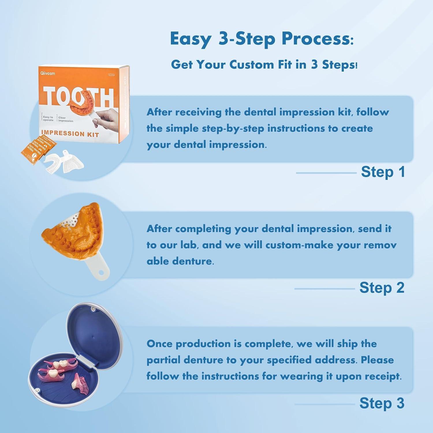 Dentaduras Removibles Personalizadas Qiivosm - 1 Diente