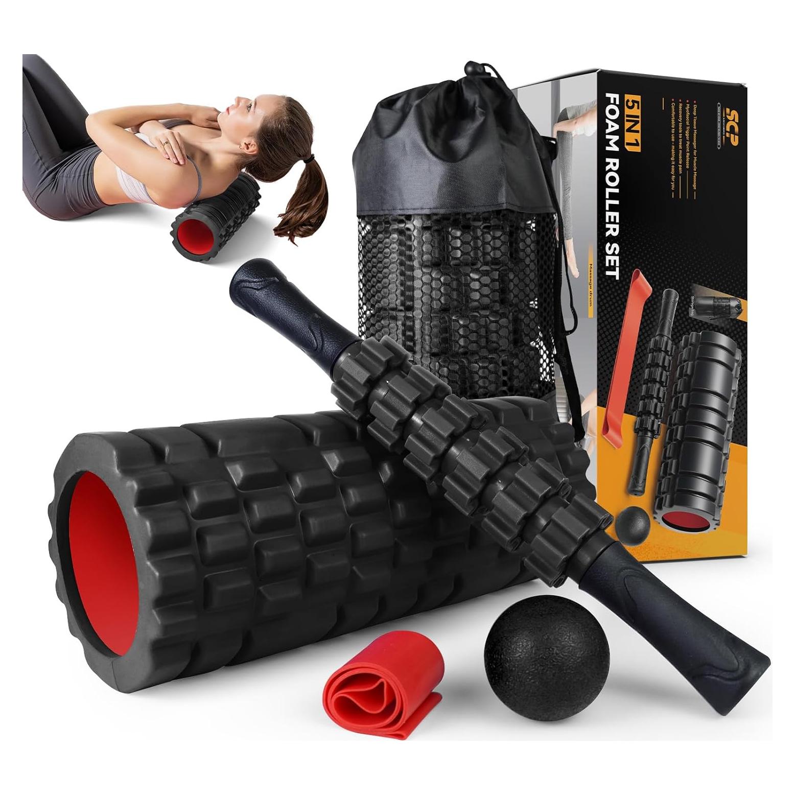 Set de Rodillos de Espuma 5 en 1 SUBCULTUREPICK para Masaje