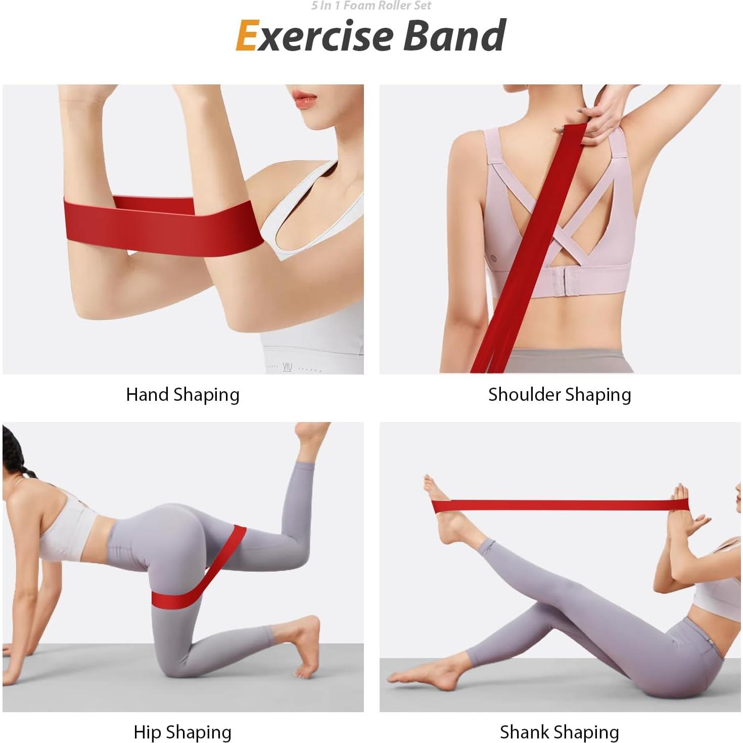 Set de Rodillos de Espuma 5 en 1 SUBCULTUREPICK para Masaje