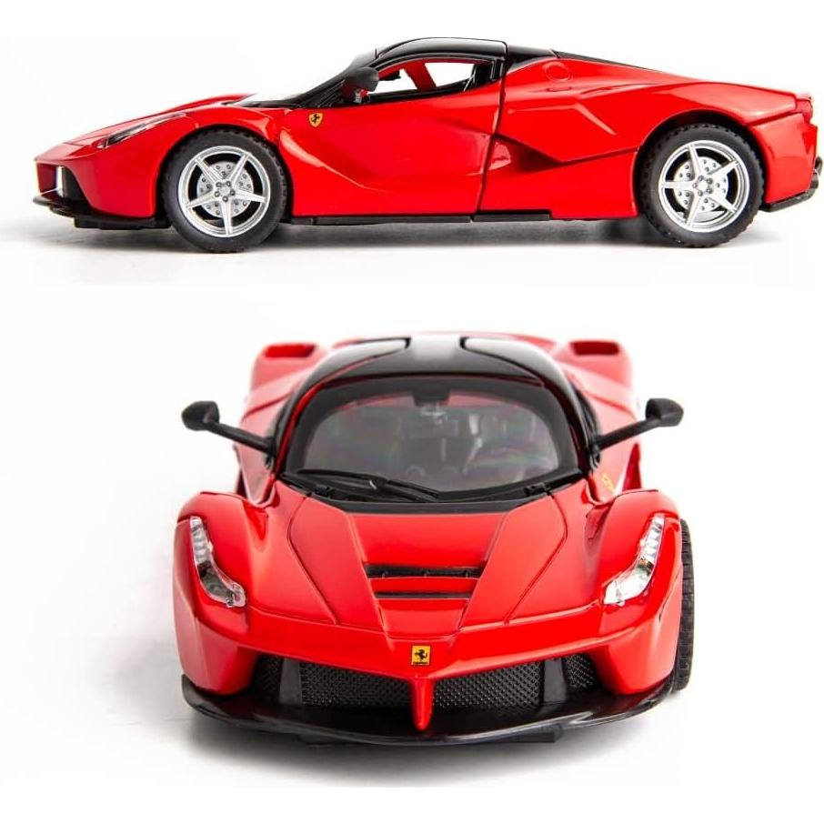 Coche de Juguete Ferrari LaFerrari Retroceso WAKAKAC Rojo