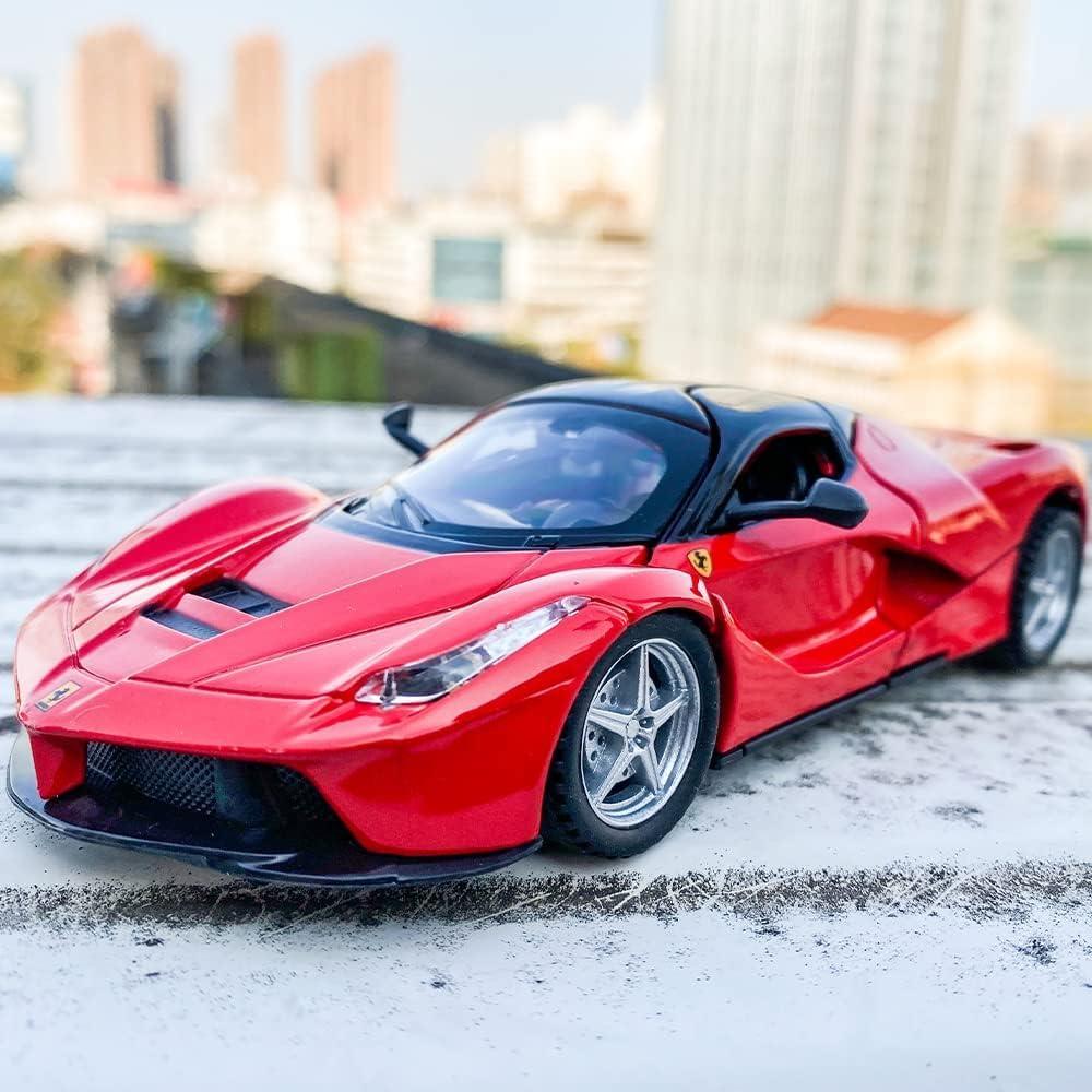 Coche de Juguete Ferrari LaFerrari Retroceso WAKAKAC Rojo